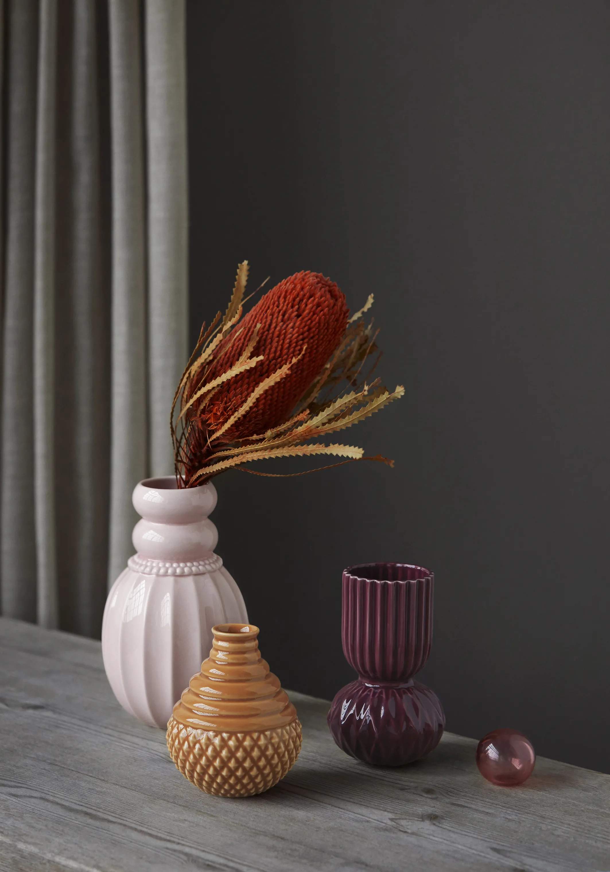 Dottir Vaser Samsurium Tumbletop Vase i Caramel, 2