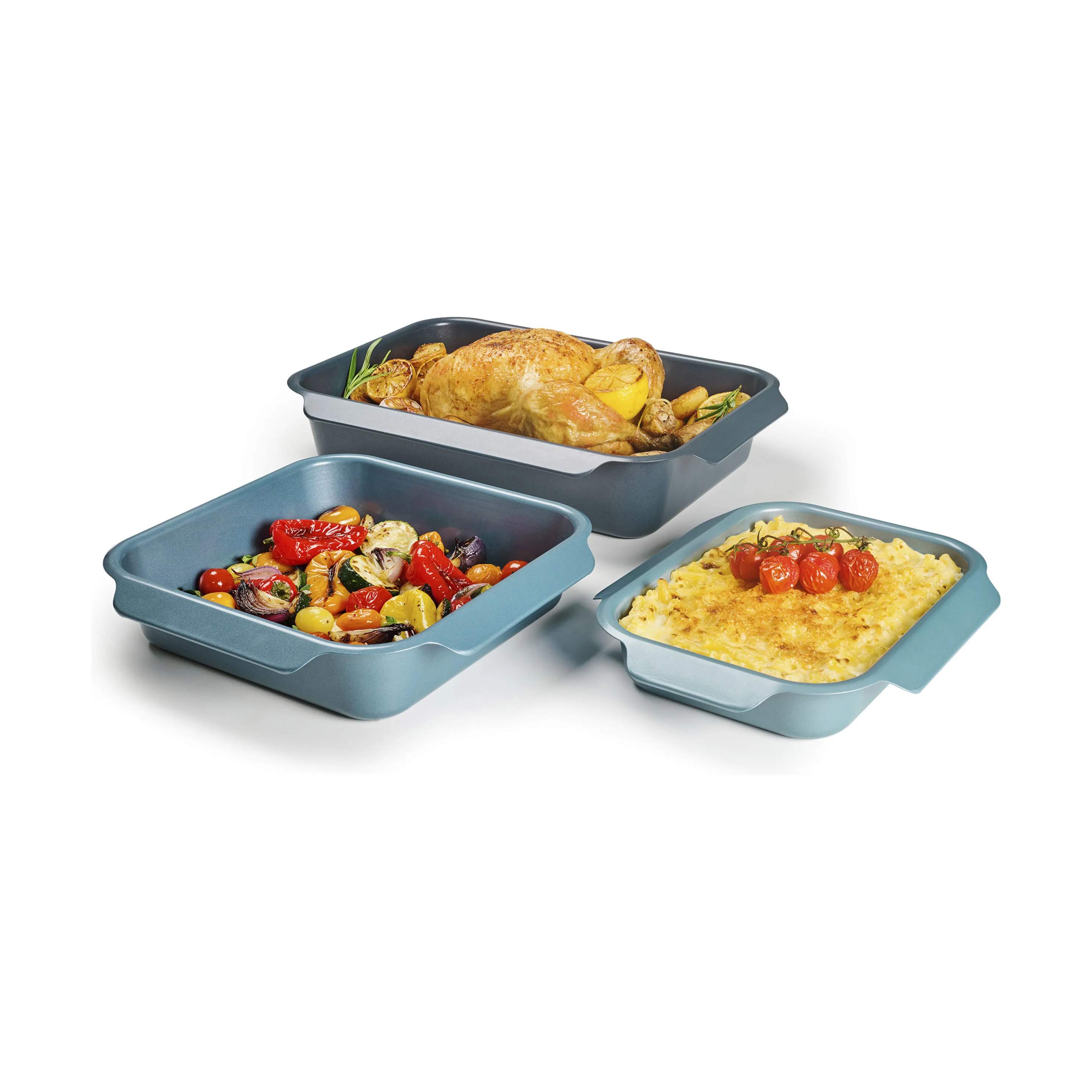 Joseph Joseph Ovnfaste fade Nest Ovnfast Fadsæt - 3 stk. i Blue, 4