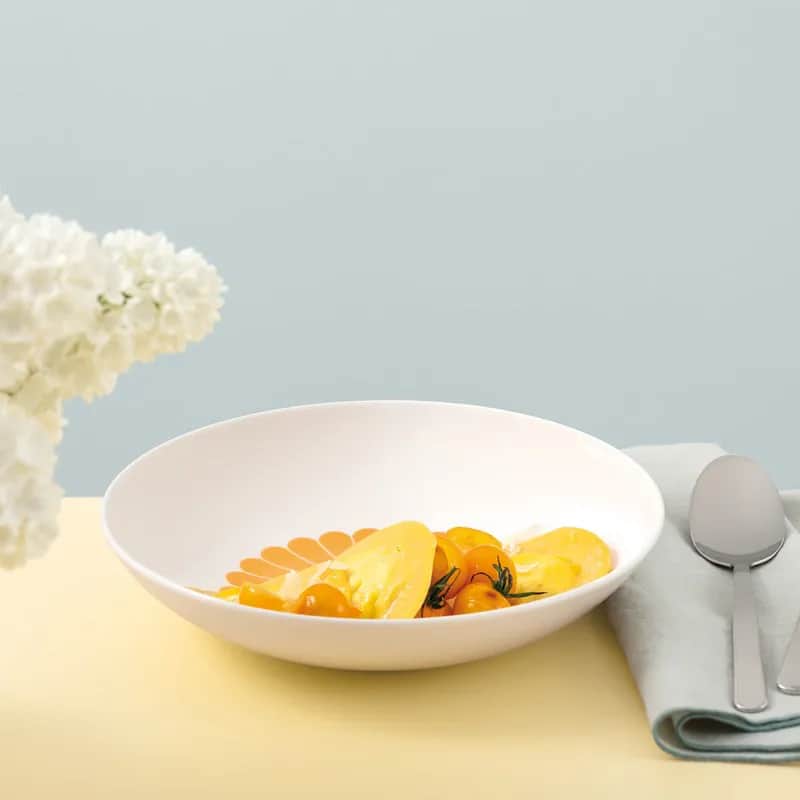 Villeroy & Boch Pastatallerkener Fleur Soleil Pastatallerken i Hvid/orange, 2