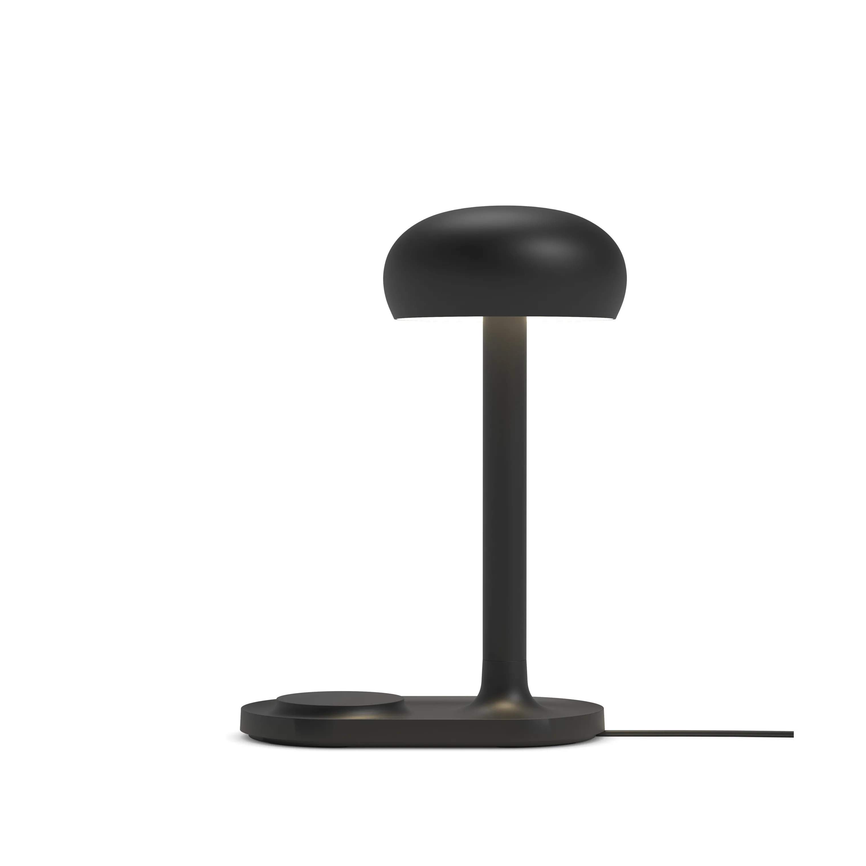 Eva Solo Bordlamper Emendo Lampe m. indbygget oplader i Sort, 3