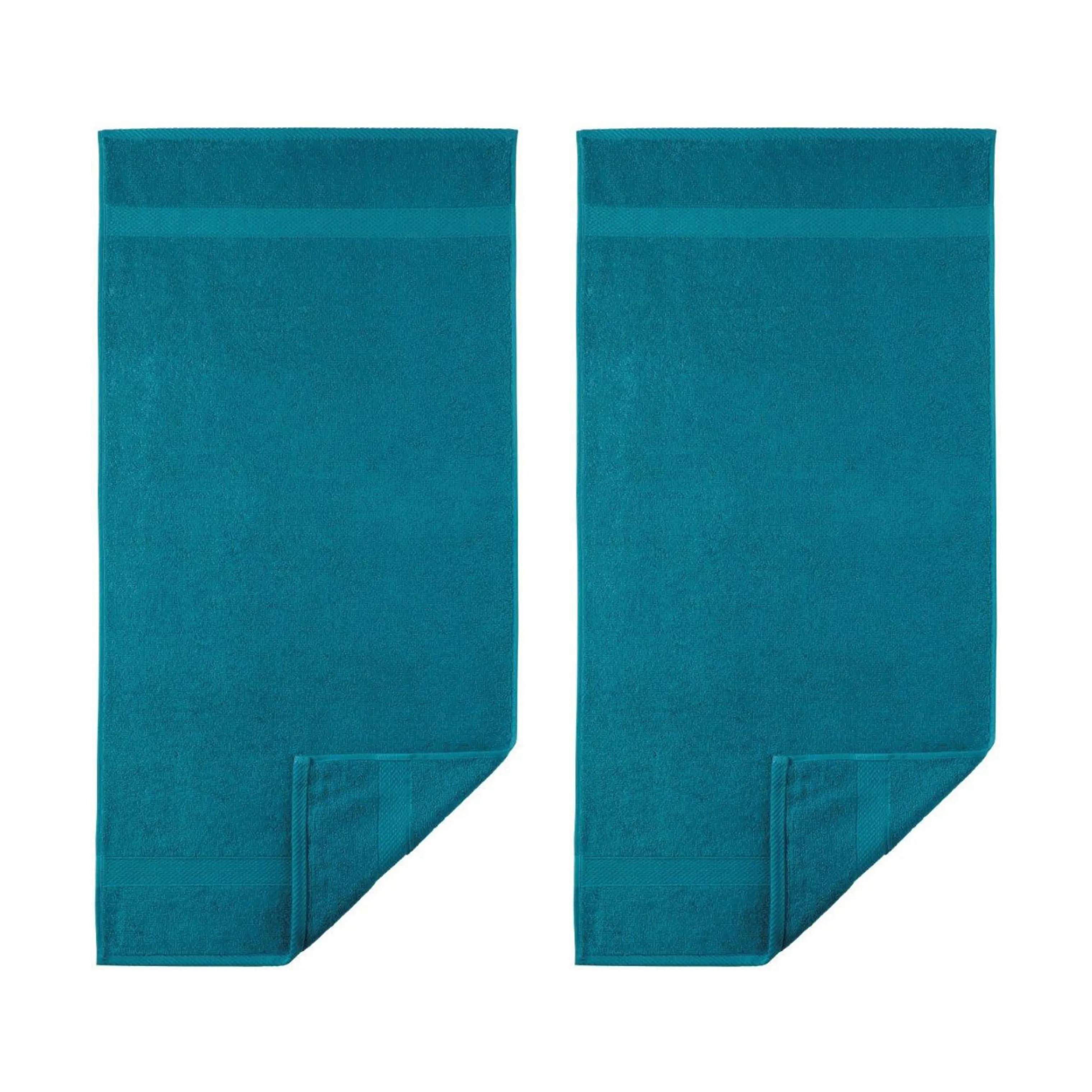 Egeria Håndklæder Diamant Håndklæde - 2 stk. i Dark Turquoise, 2