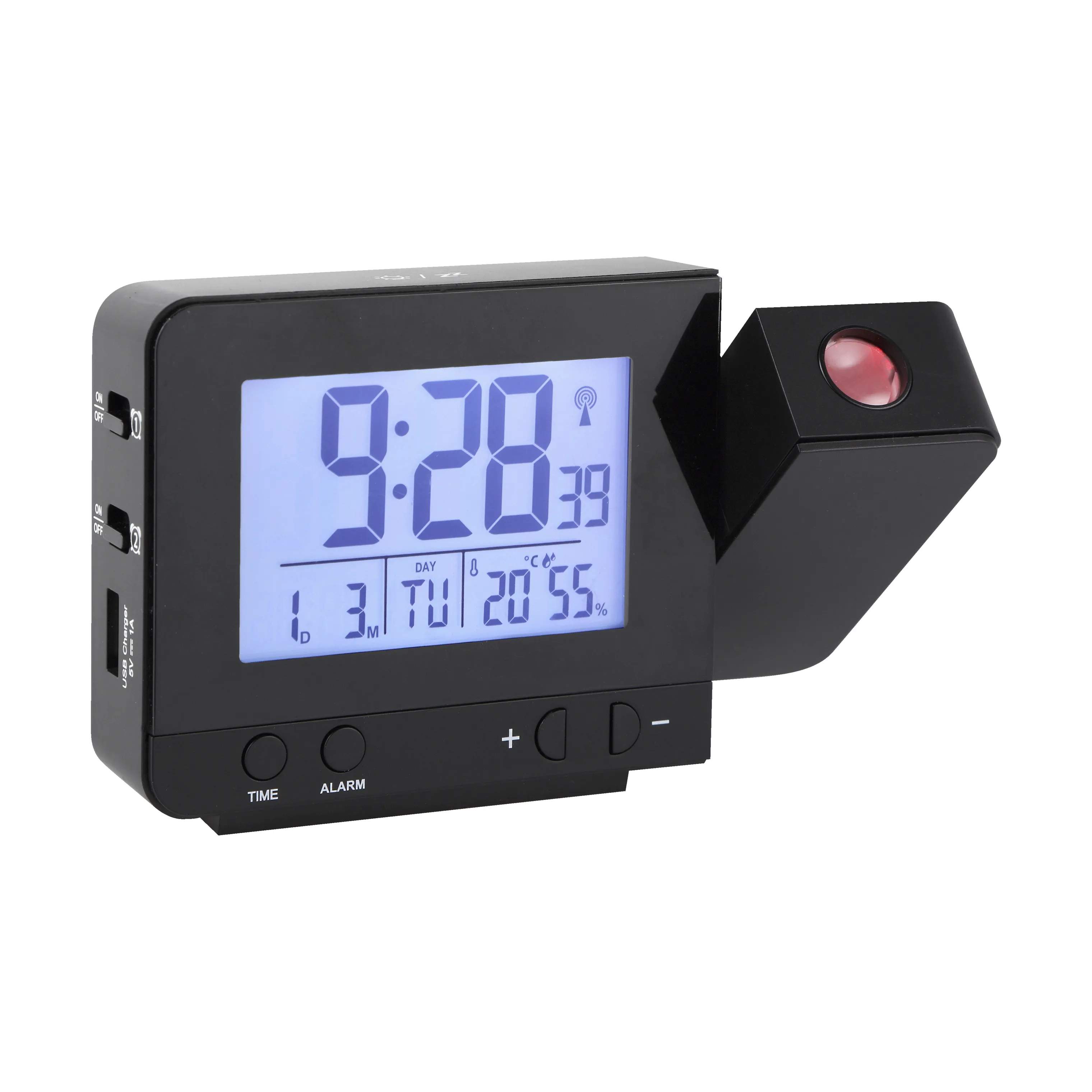 CASA Living Vækkeure Vækkeur i Sort, 1