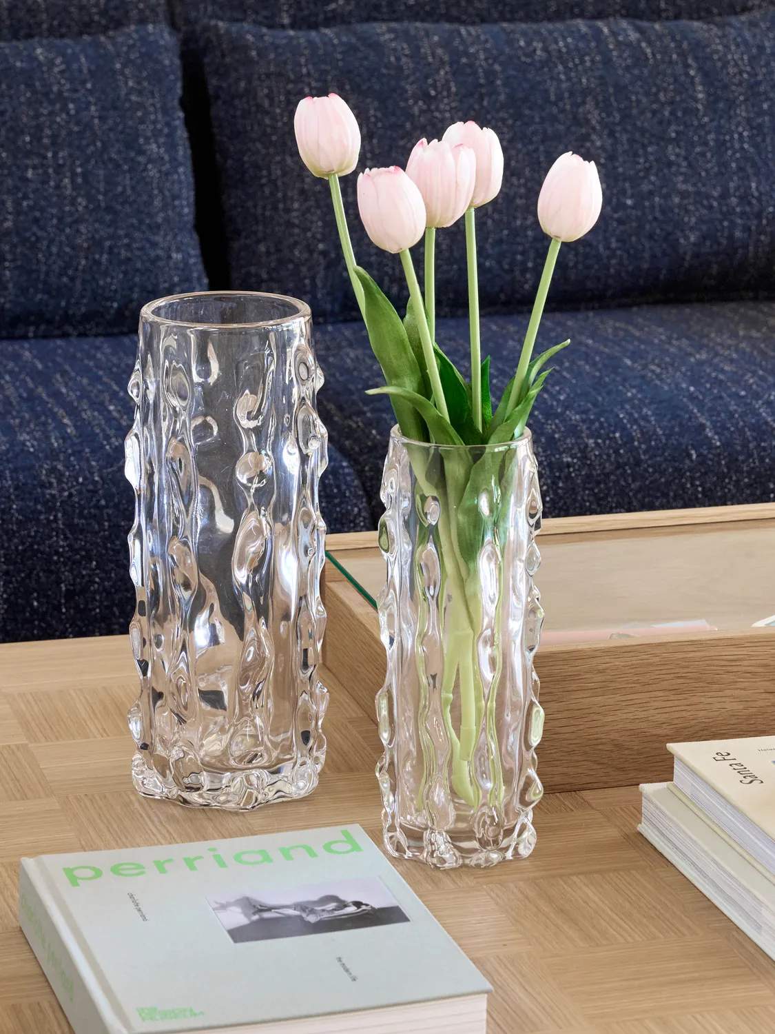 Hübsch Vaser Kawa Vase - 2 stk. i Klar, 2