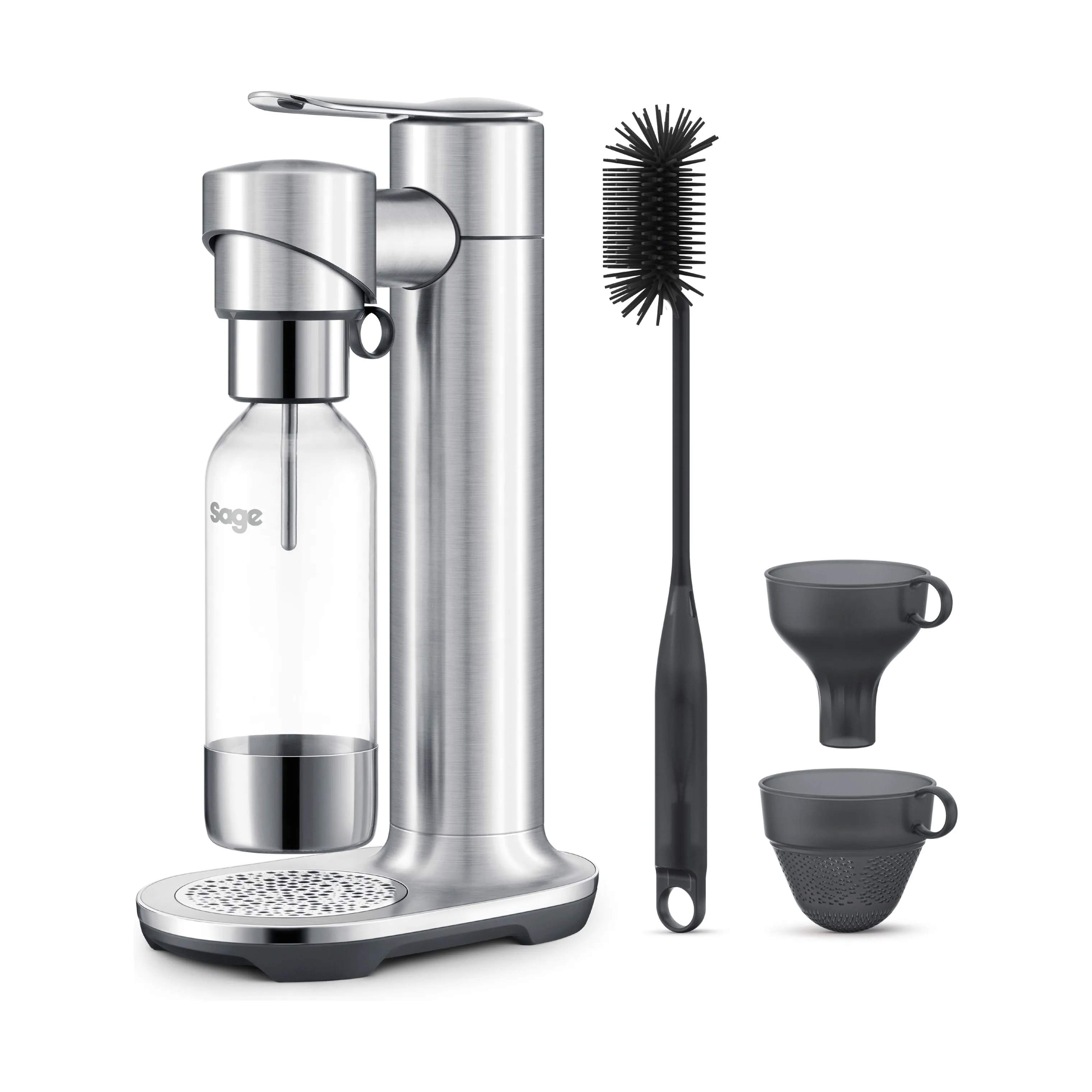 Sage Sodavandsmaskiner InFizz Fusion Sodamaker i Brushed Silver, 4