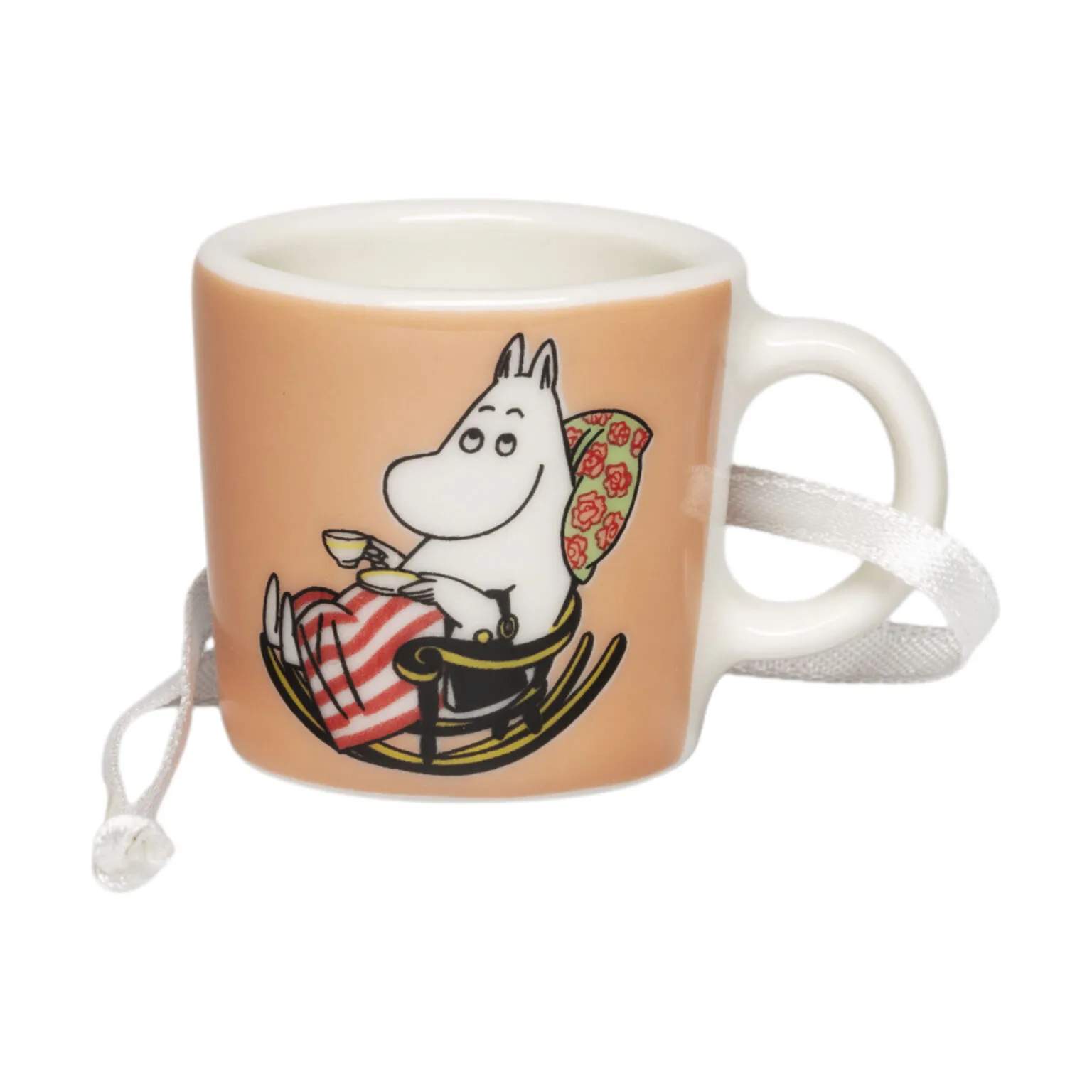 Moomin Arabia Krus og kopper med hank Klassisk Minikrus - Mumimor i Mumimor/orange, 1