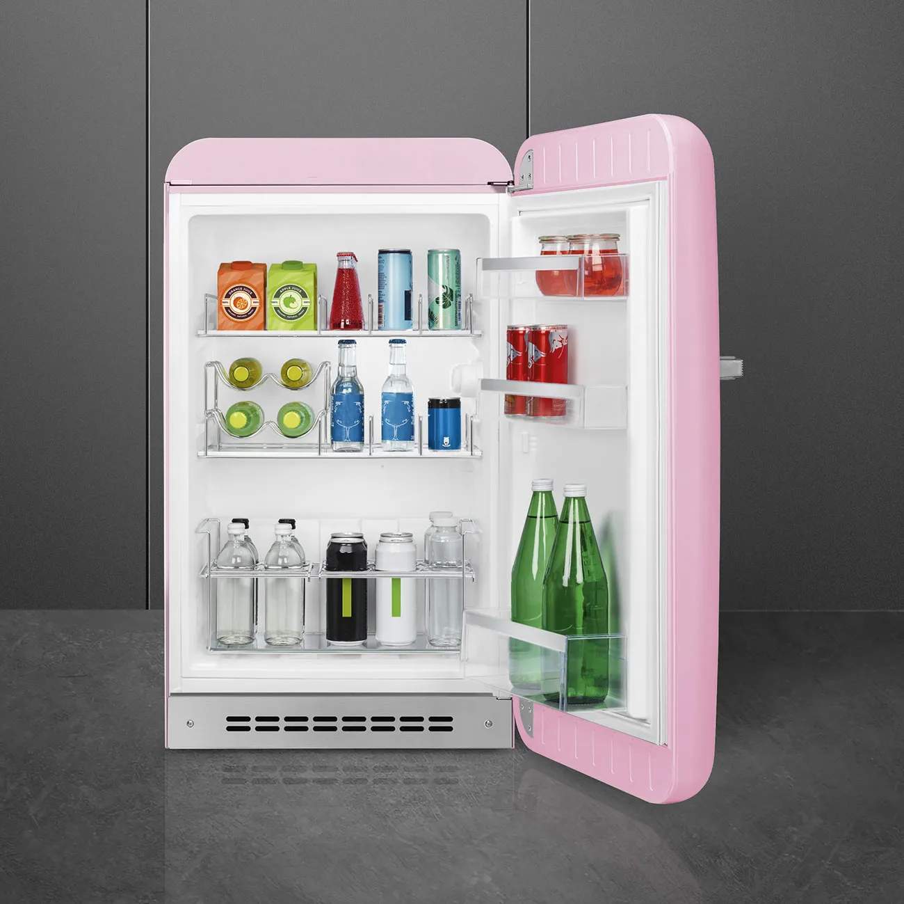 Smeg Køleskabe 50's Style Køleskab i Pink, 2