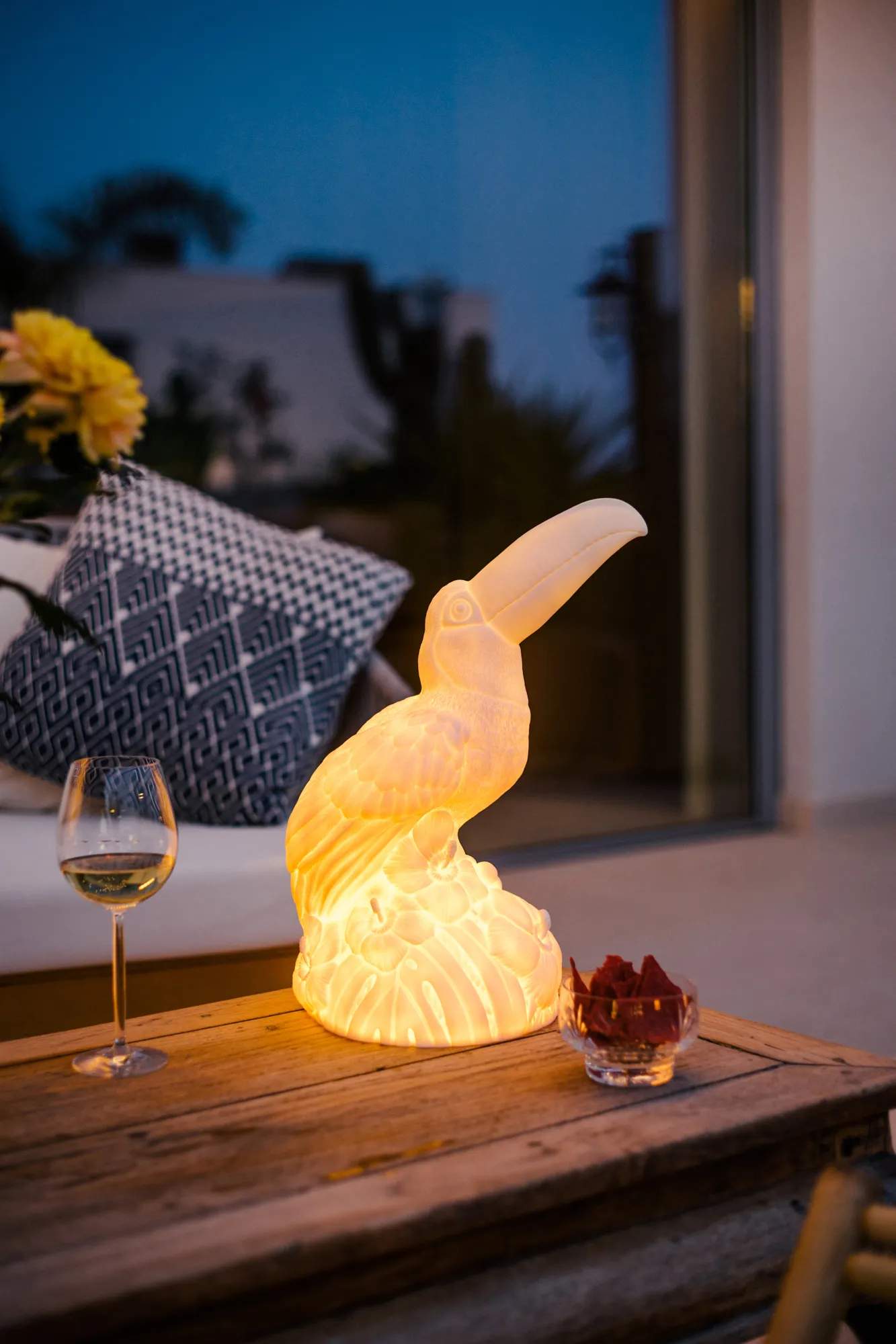 Goodnight Light LED-lamper Eden Toucan Lampe i Ivory, 4
