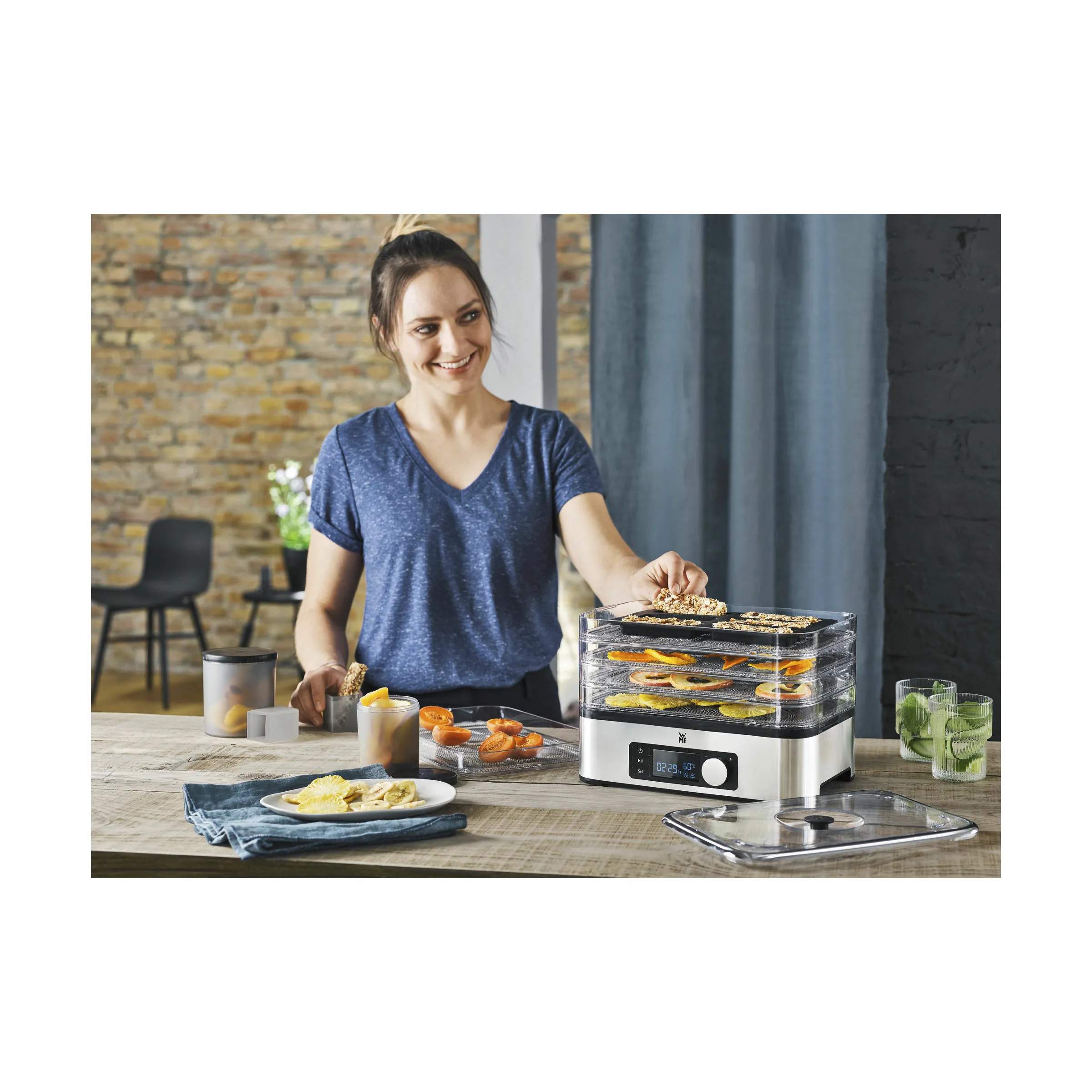 WMF Dehydratorer Snack Dehydrator i Sølvfarvet, 7