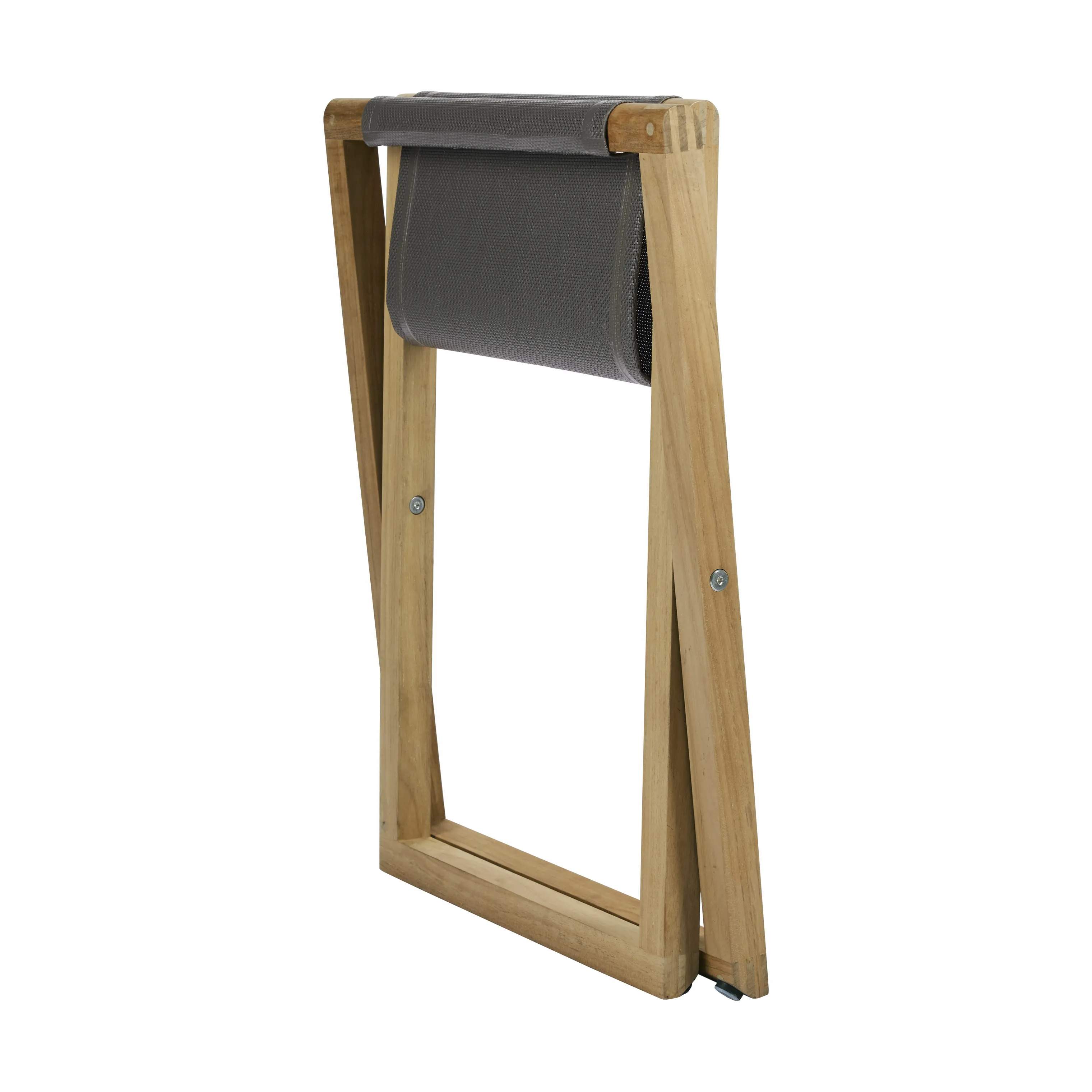 Mandalay Loungestole Langelinie Skammel i Teak/Olivengrøn, 4