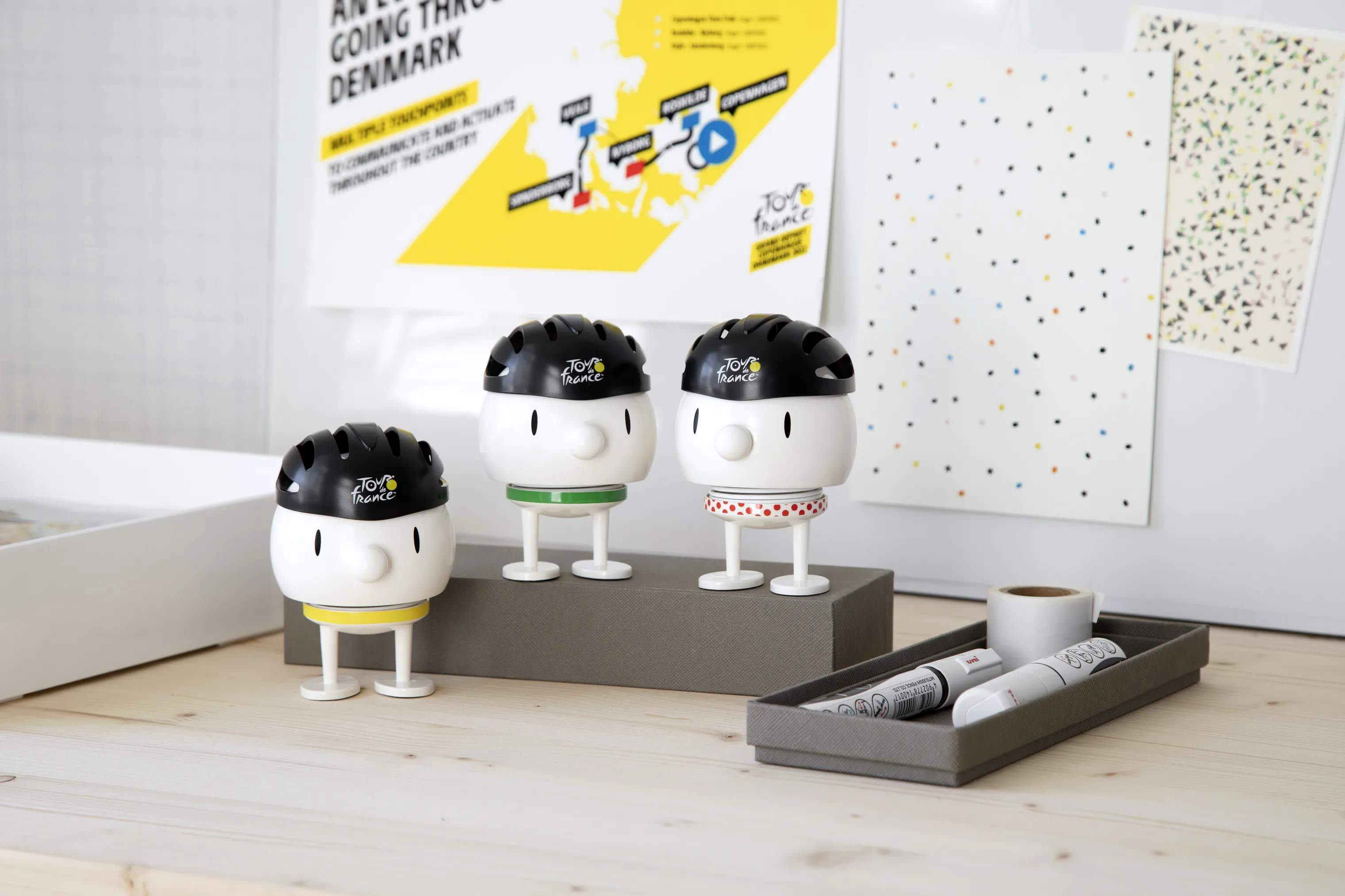 Hoptimist Øvrige figurer Bumble - Tour de France i Hvid/grøn, 10,8 cm, 3