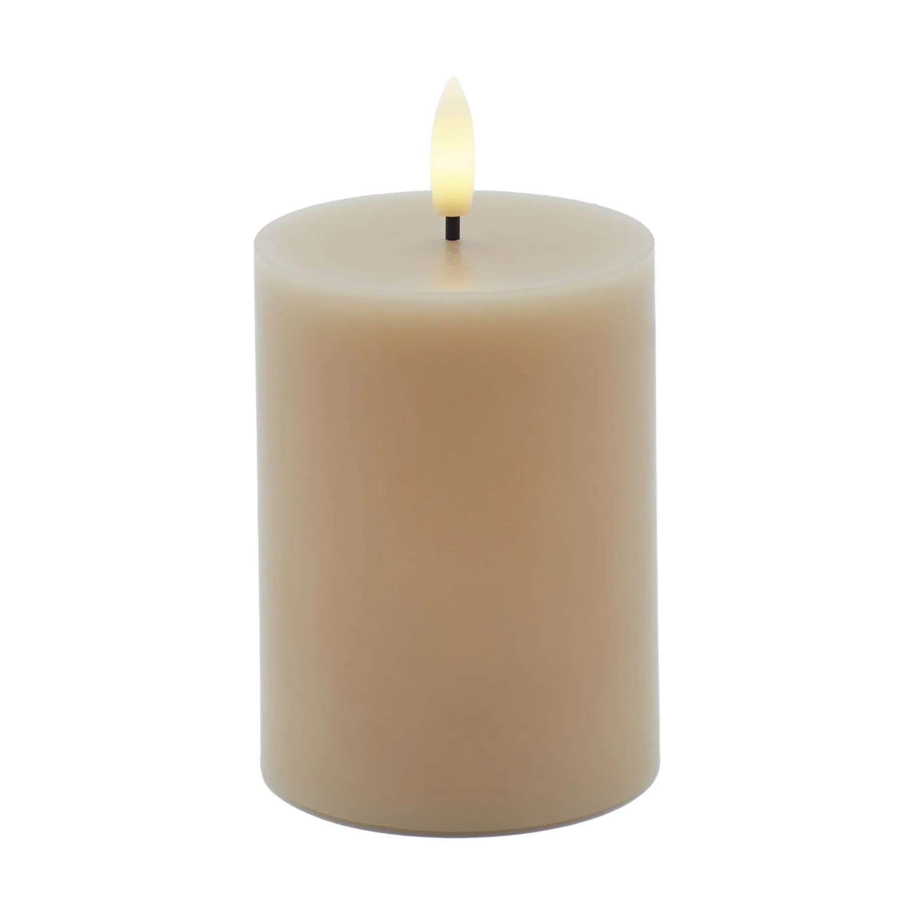 Sirius LED-lys Sille Genopladelig Sille LED Bloklys i Caramel, 10 cm, 1