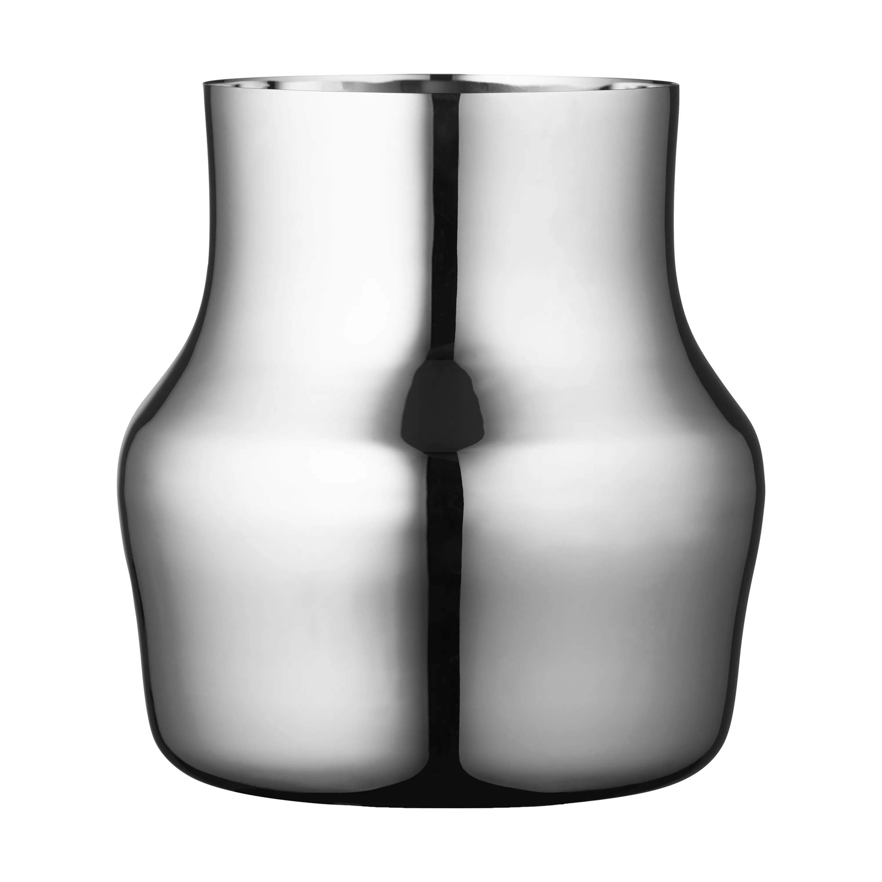 Dorotea Vase, blank stål, large