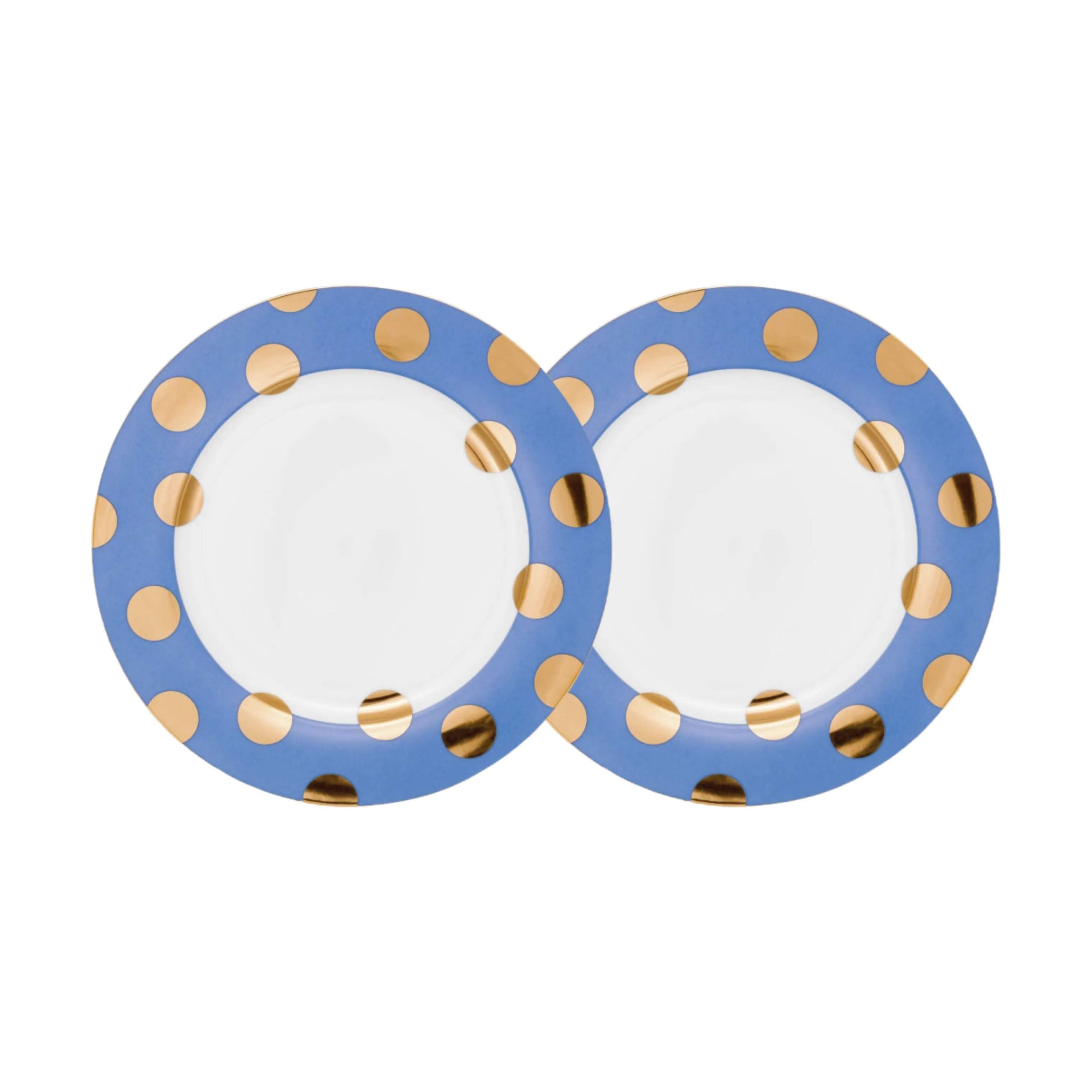 PIP Studio Middagstallerkener Dot Delight Middagstallerken - 2 stk. i Lyseblå, 26,5 cm, 1