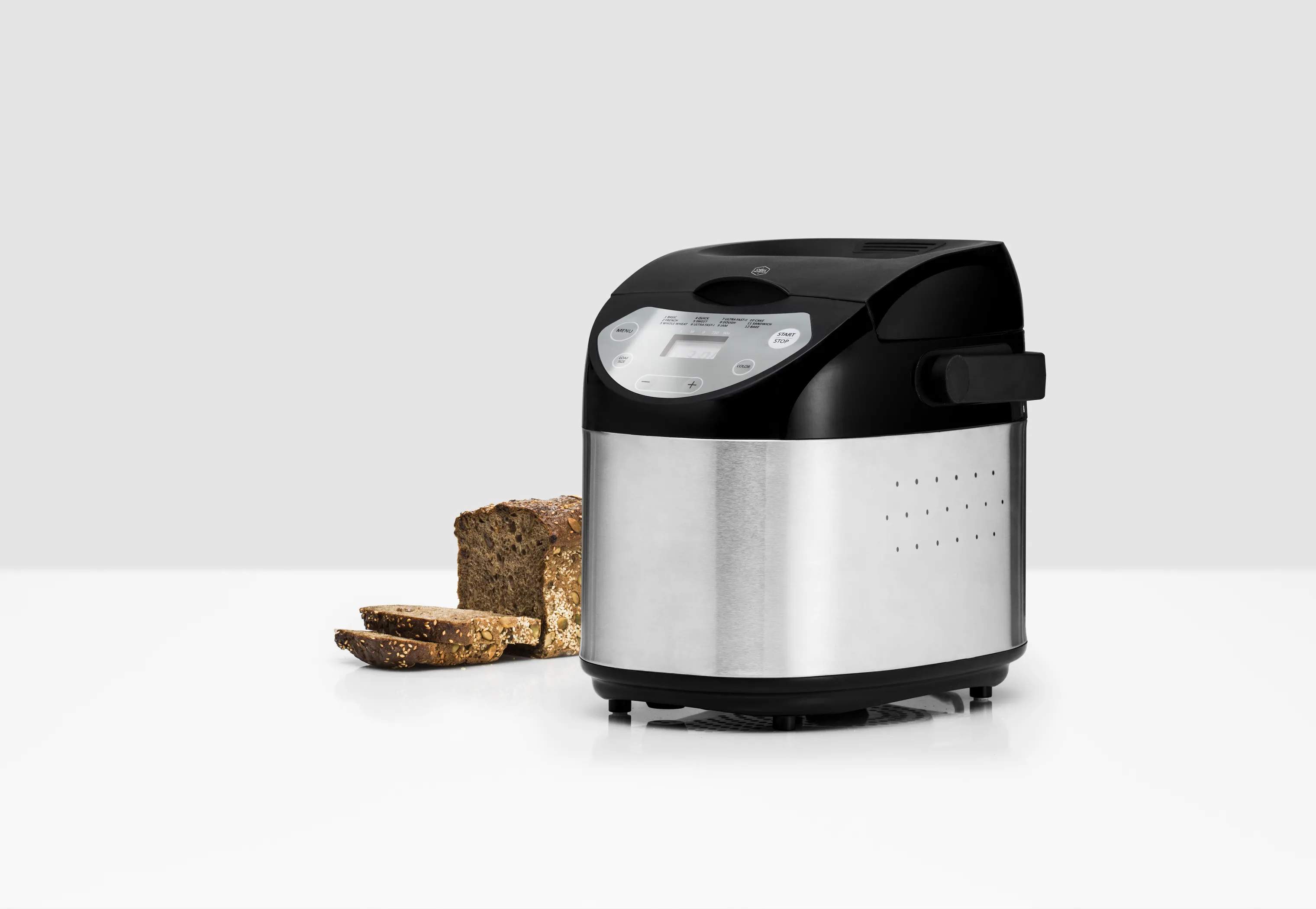 OBH Nordica Bagemaskiner Inox Bagemaskine i Sort / Sølvfarvet, 2