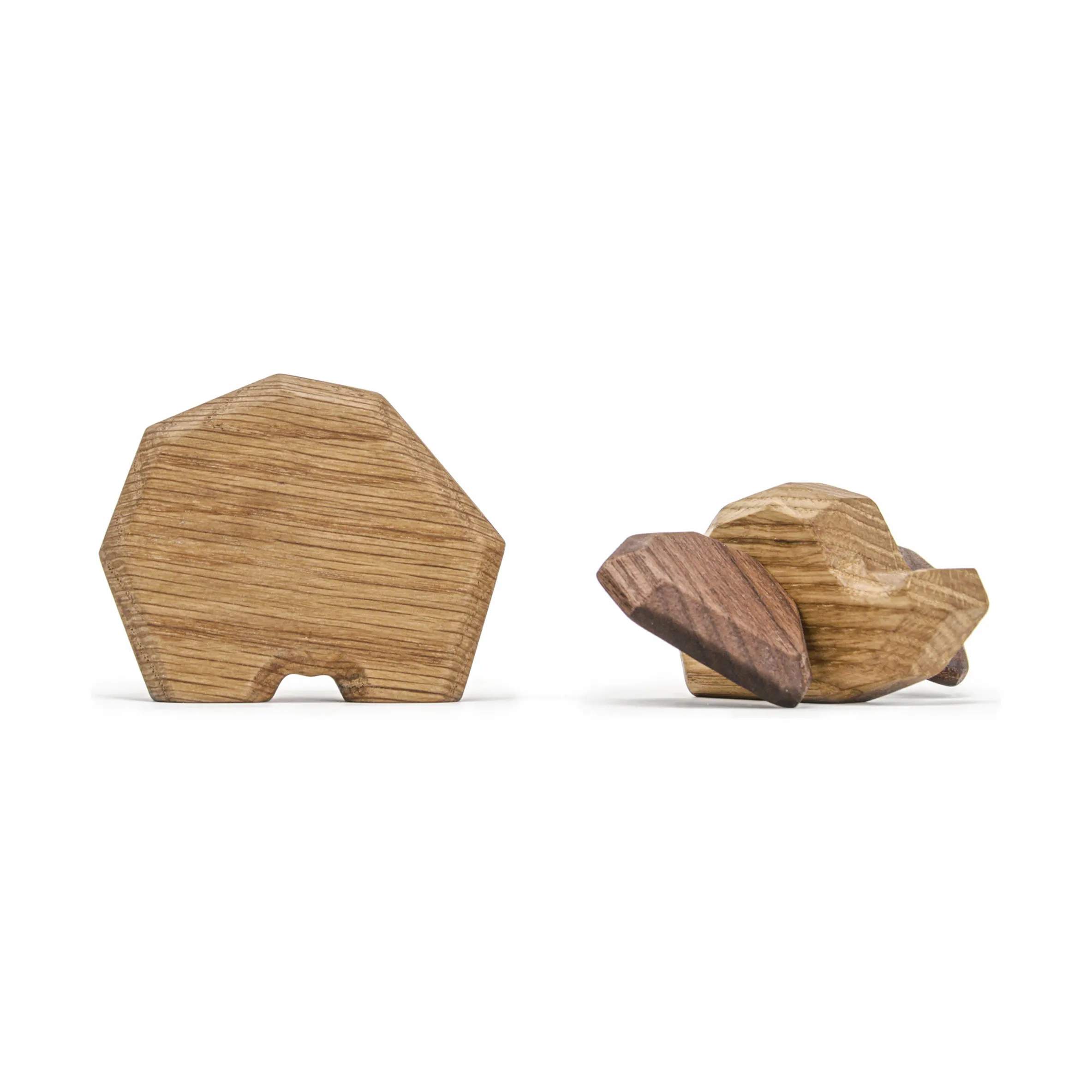 FableWood Dyrefigurer Lille Elefant i Natur, 6