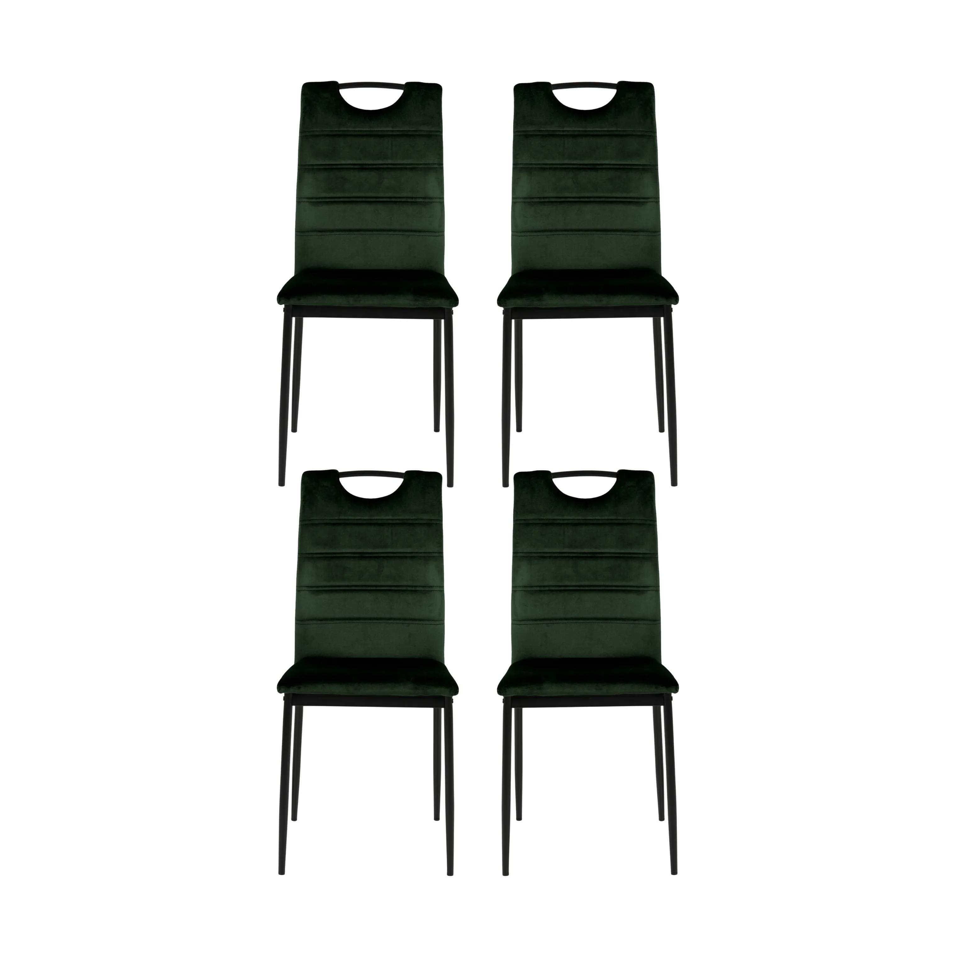 Dia Spisebordsstol - 4 stk., mørkegrøn, large