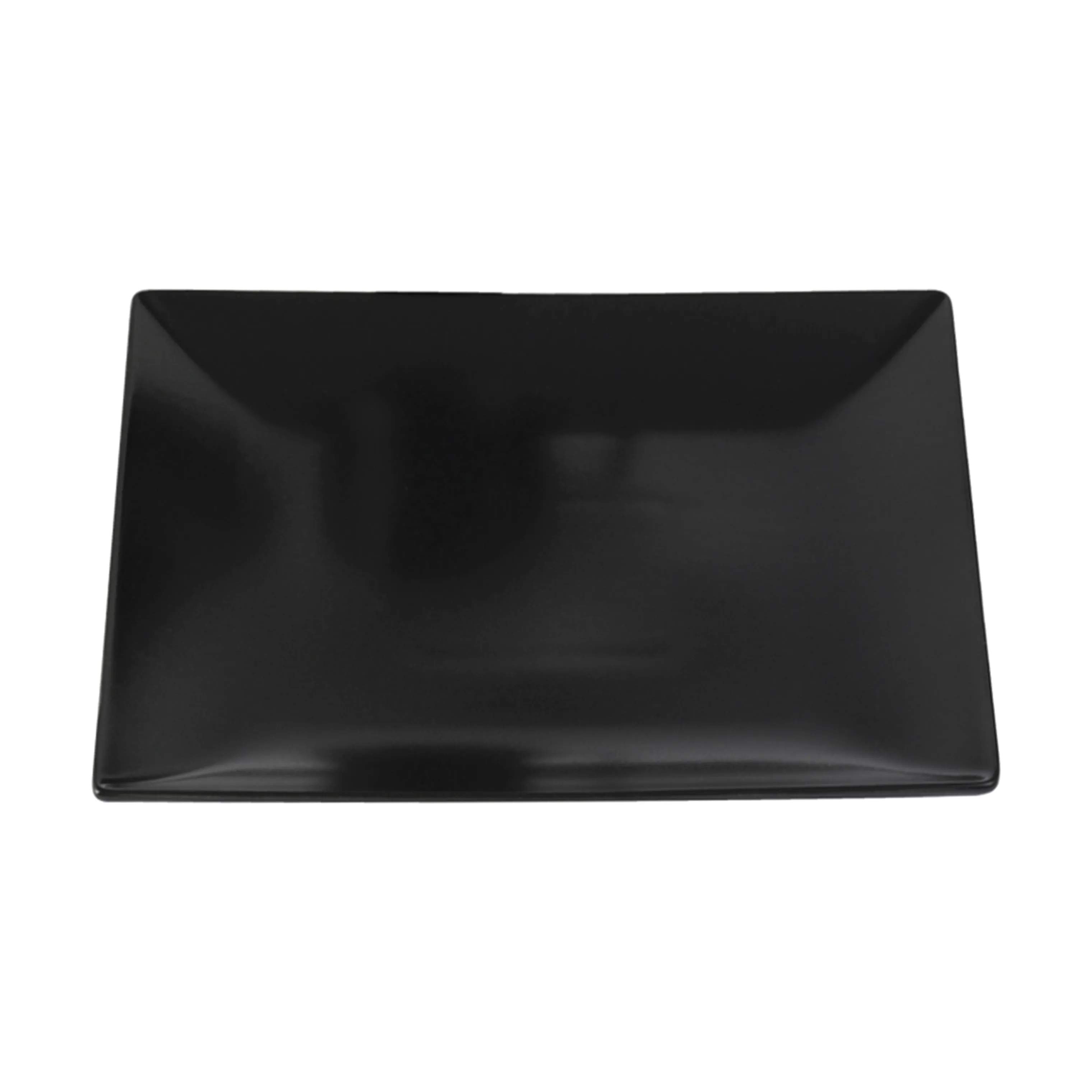 Aida Frokosttallerkener Quadro Flad Tallerken i Sort, 18 cm, 4
