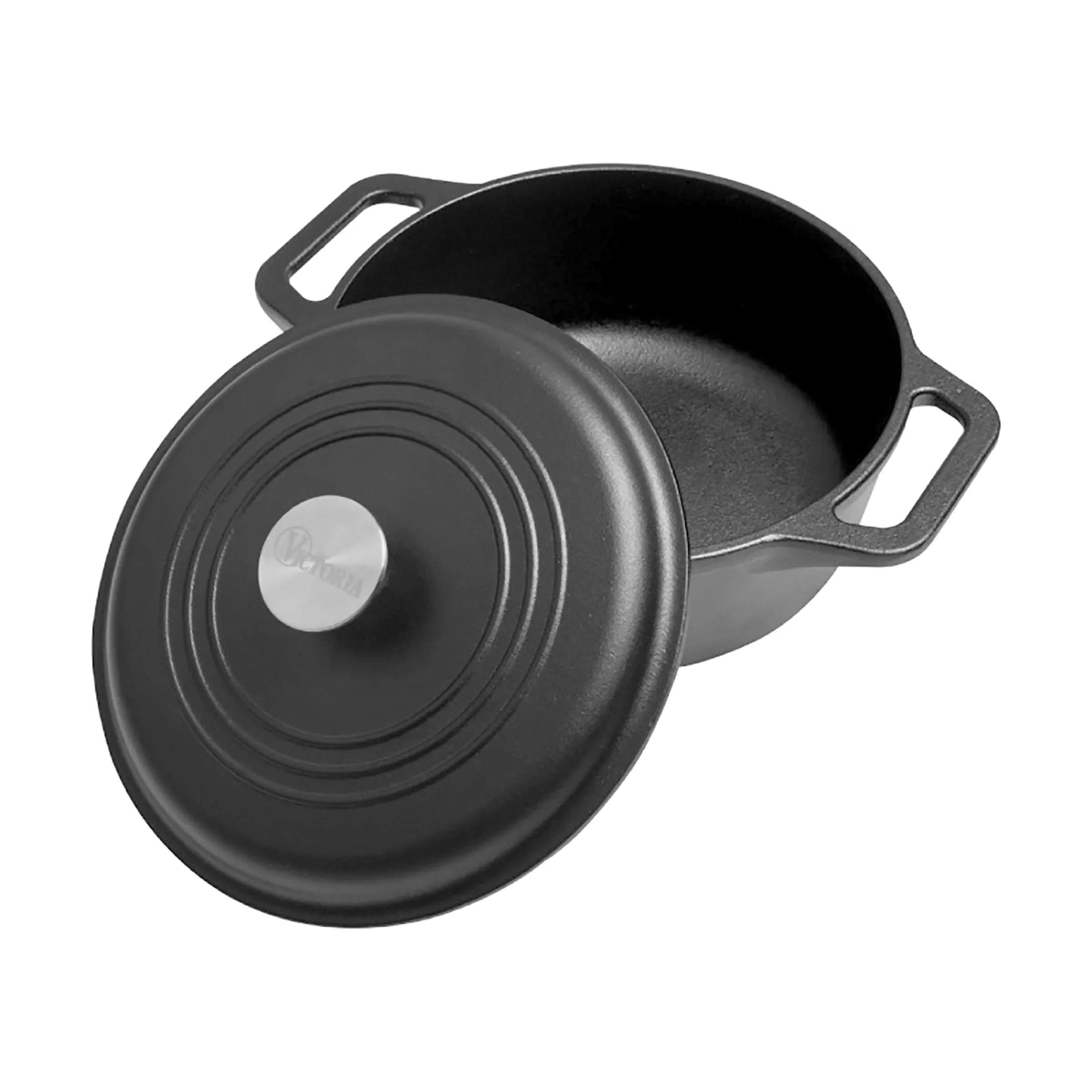 Victoria Gryder Seasoned Gryde m. låg i sort, 4
