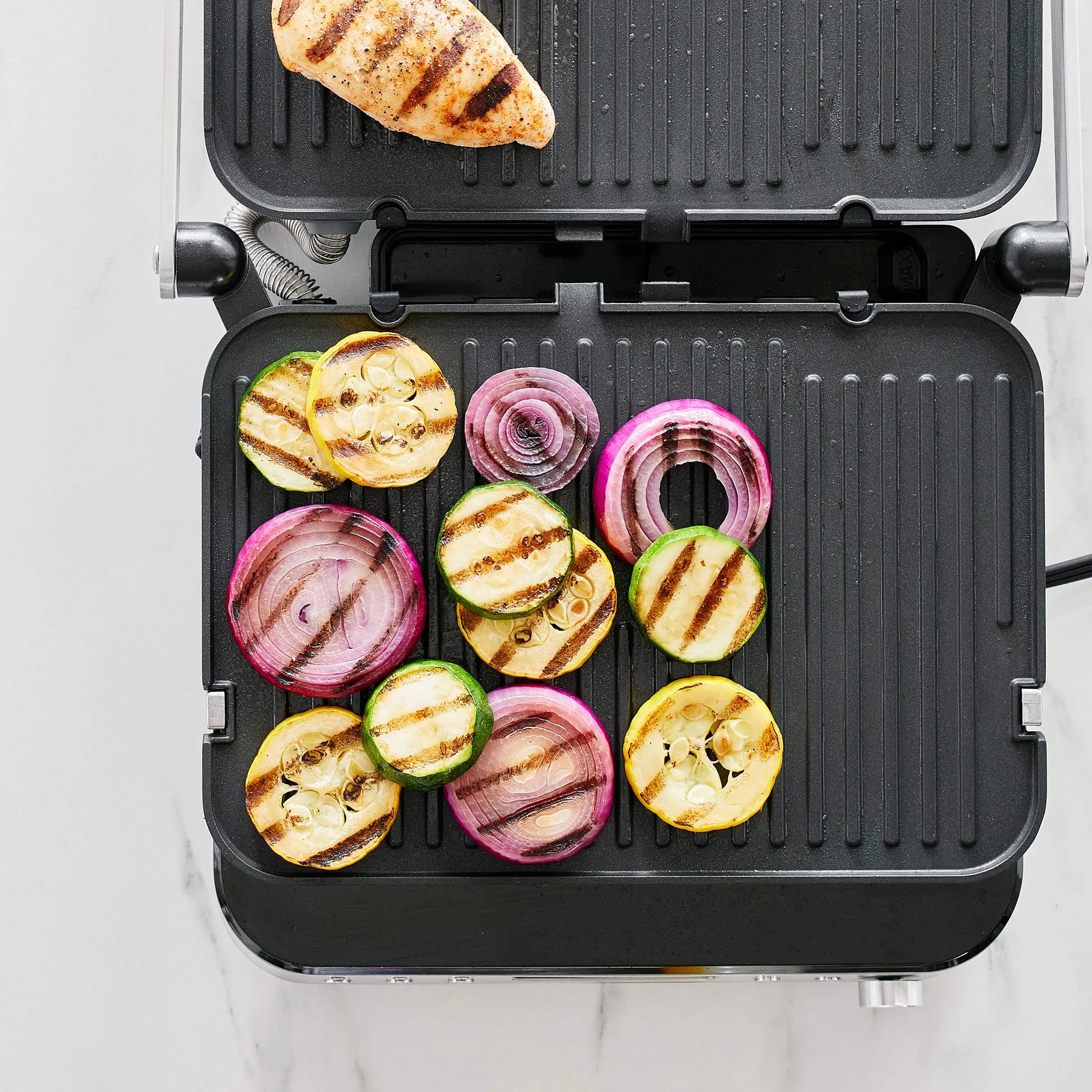 Greenpan Bordgrill Bistro Kontaktgrill i Stål, 4