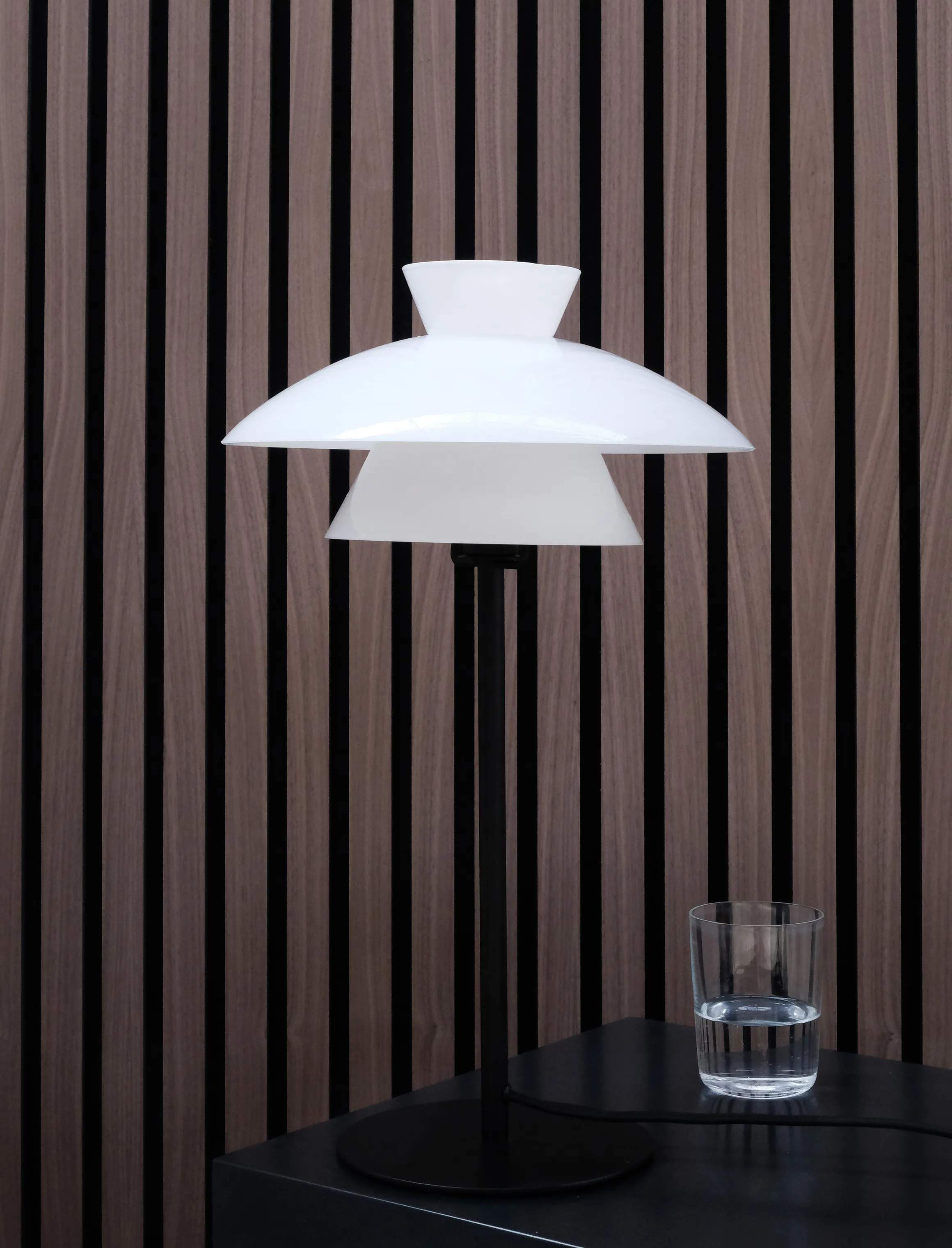 Dyberg Larsen Bordlamper Valby Bordlampe i Opal/sort, 40 cm, 2