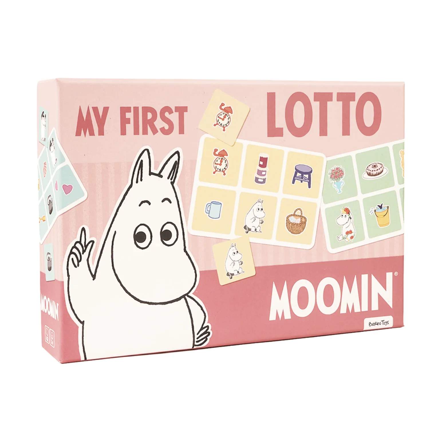 Barbo Toys Spil Moomin Huskespil - Mit første lotto i Multifarvet, 2