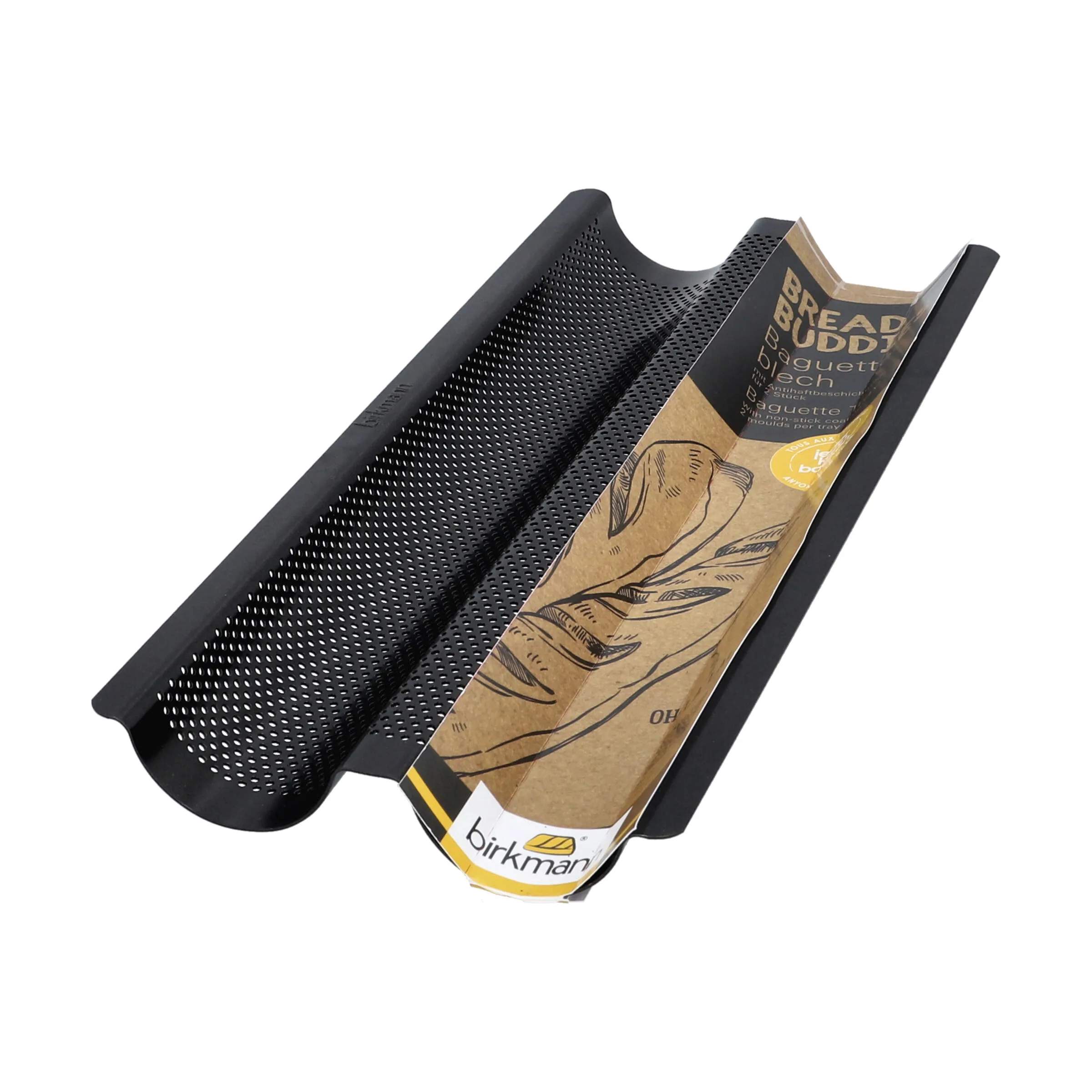 Birkmann Rugbrødsforme og brødforme Baguetteplade i Til 2 stk., 1