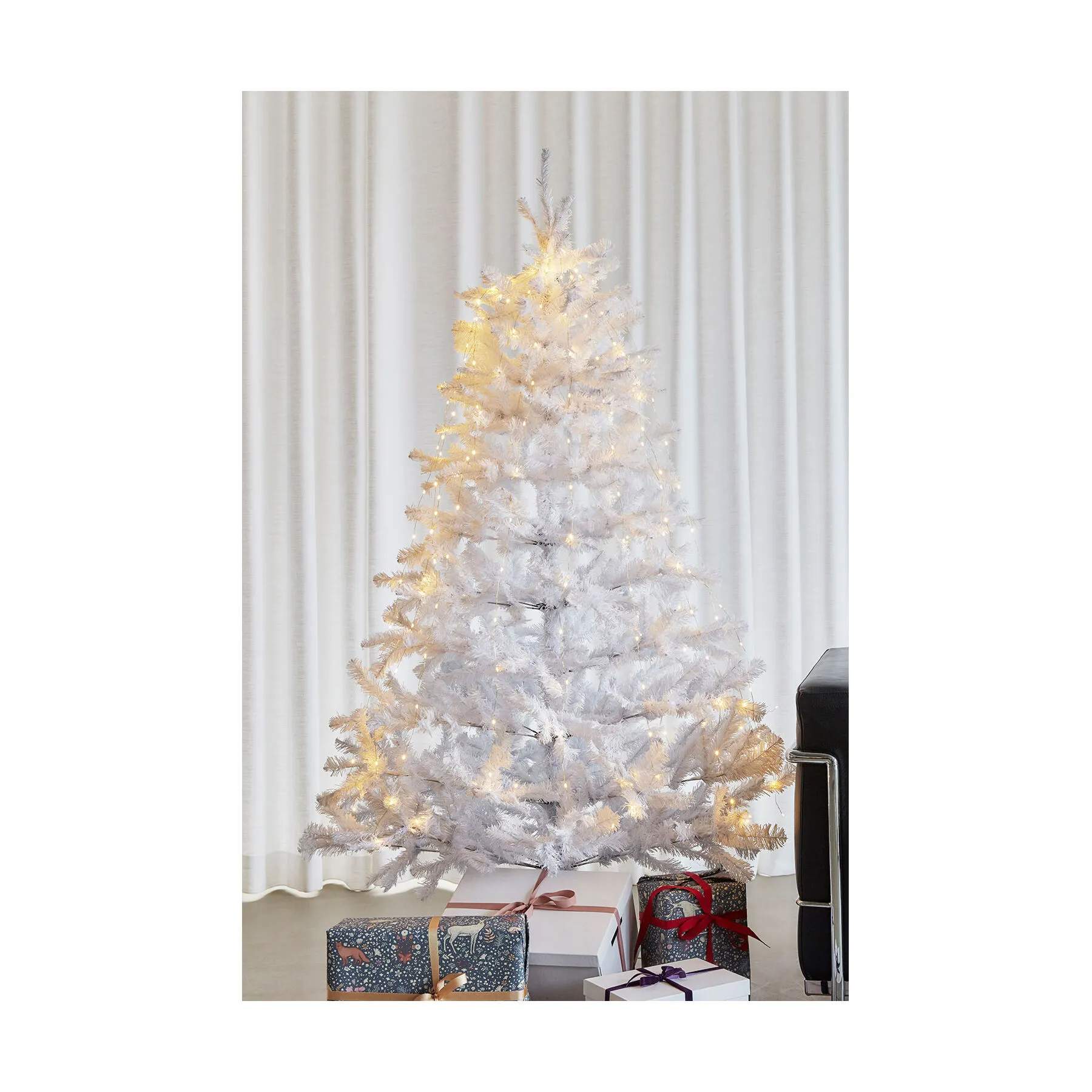 Sirius Juletræer Snowy Kunstigt Juletræ m. LED i 180 cm, 3