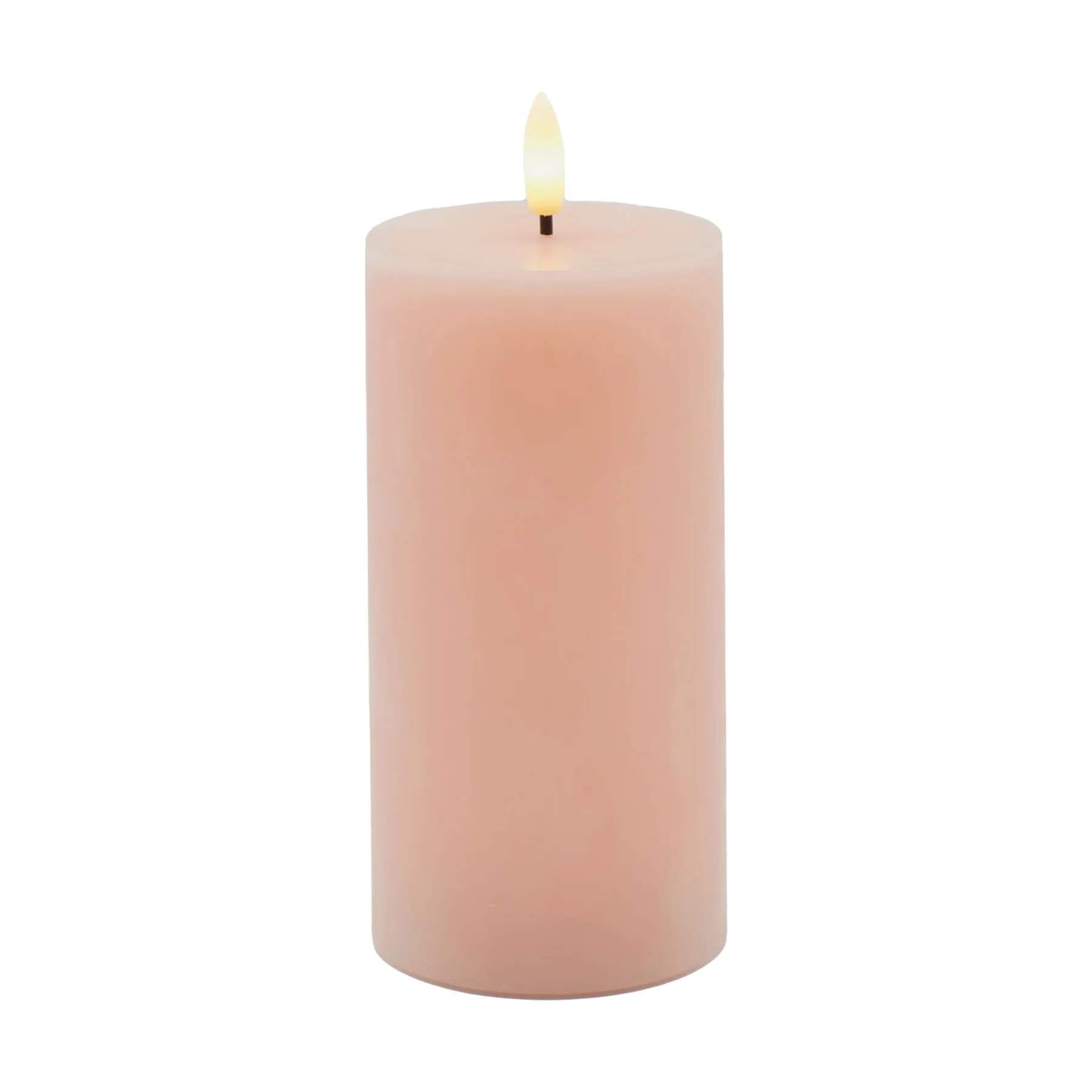 Sirius LED-lys Sille Genopladelig Sille LED Bloklys i Dusty Peach, 15 cm, 1