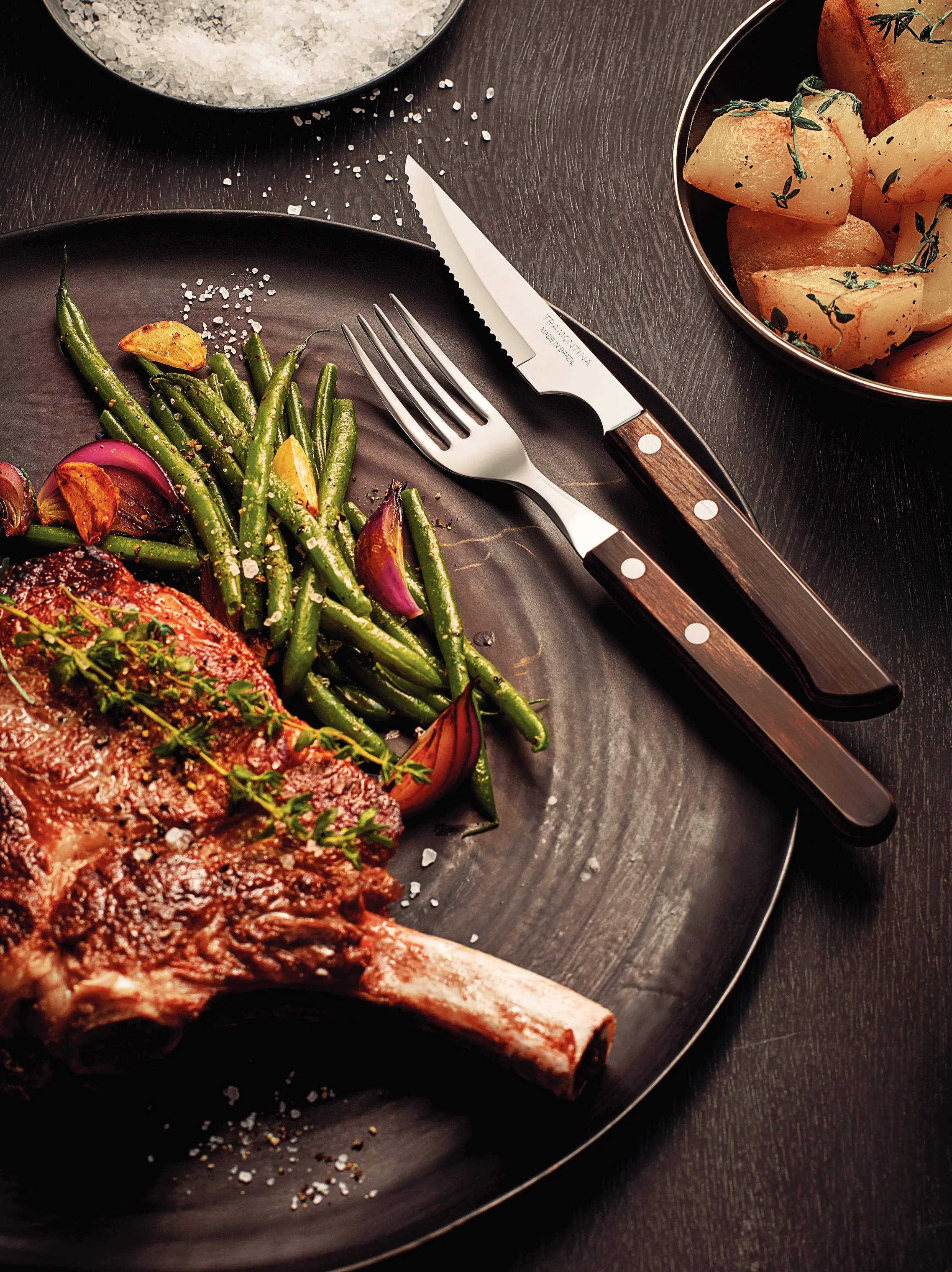 Tramontina Steakgafler Churrasco Medium Grillgaffel - 6 dele i natur, 2