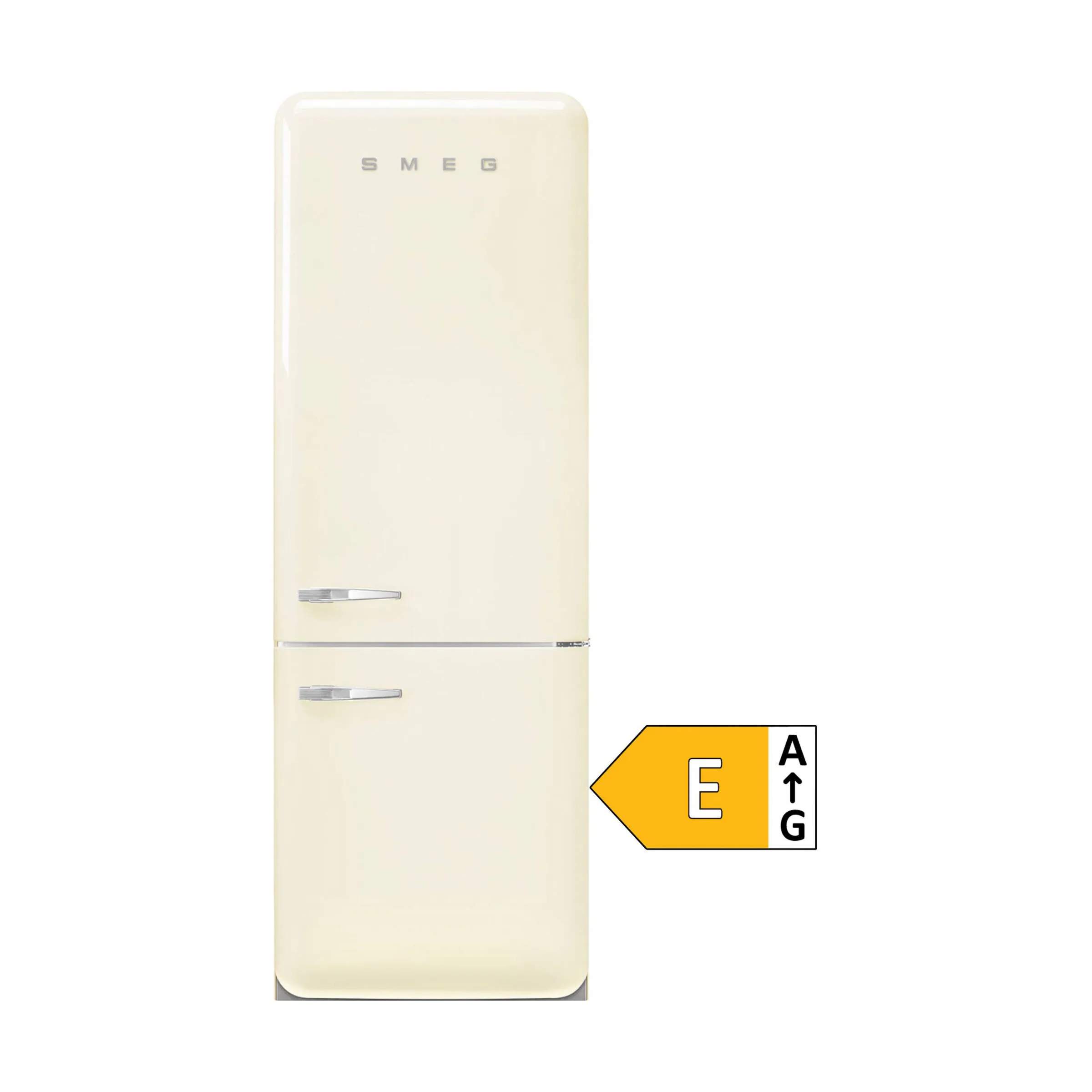 Smeg Køleskabe 50's Style Kølefryseskab i Creme, 1