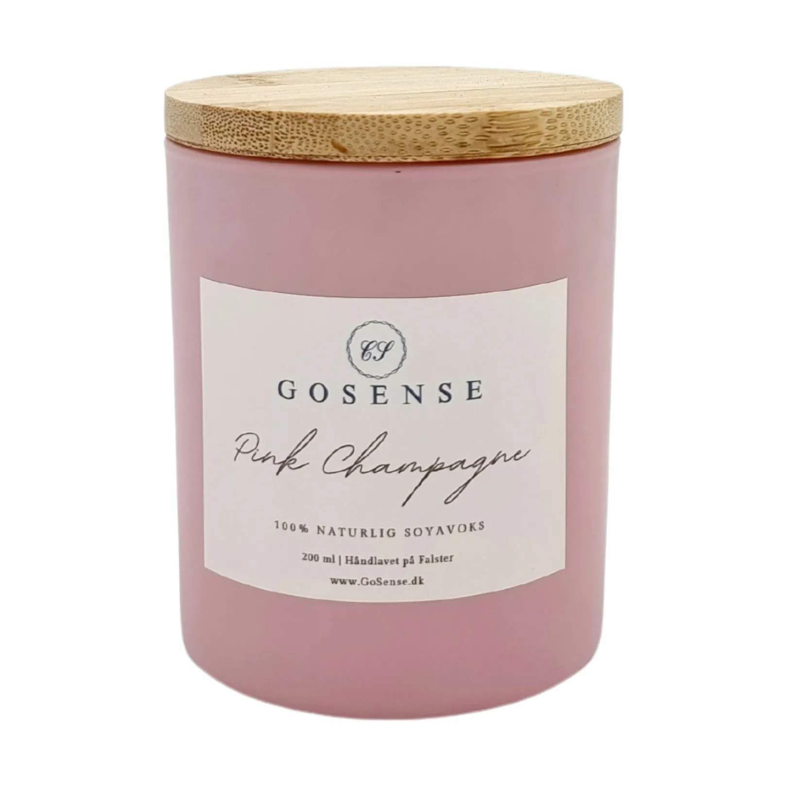 Duftlys, pink champagne, large