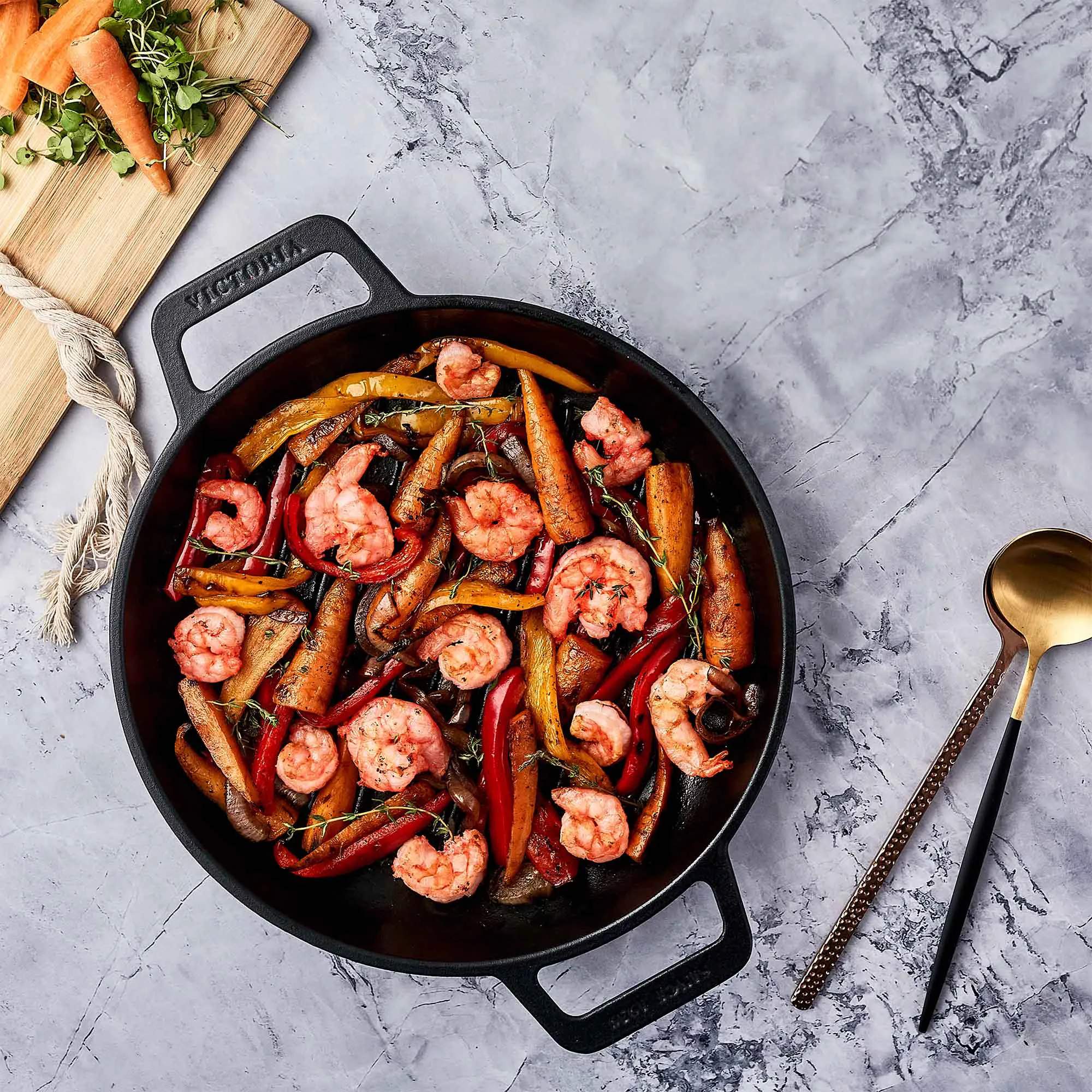 Victoria Grillpander Forbehandlet Grillpande i Sort, 2