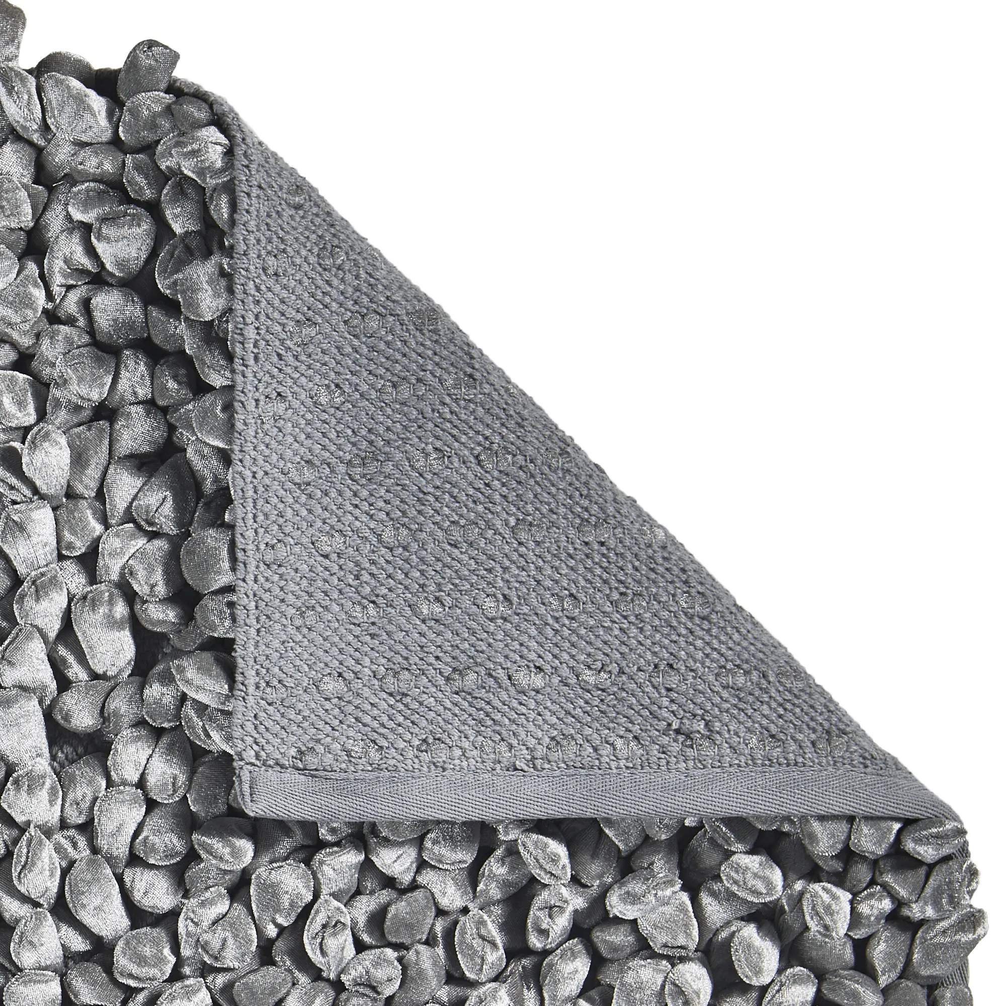 Aquanova Bademåtter Rocca Bademåtte i Sølvgrå, B60 x L60 cm, 2