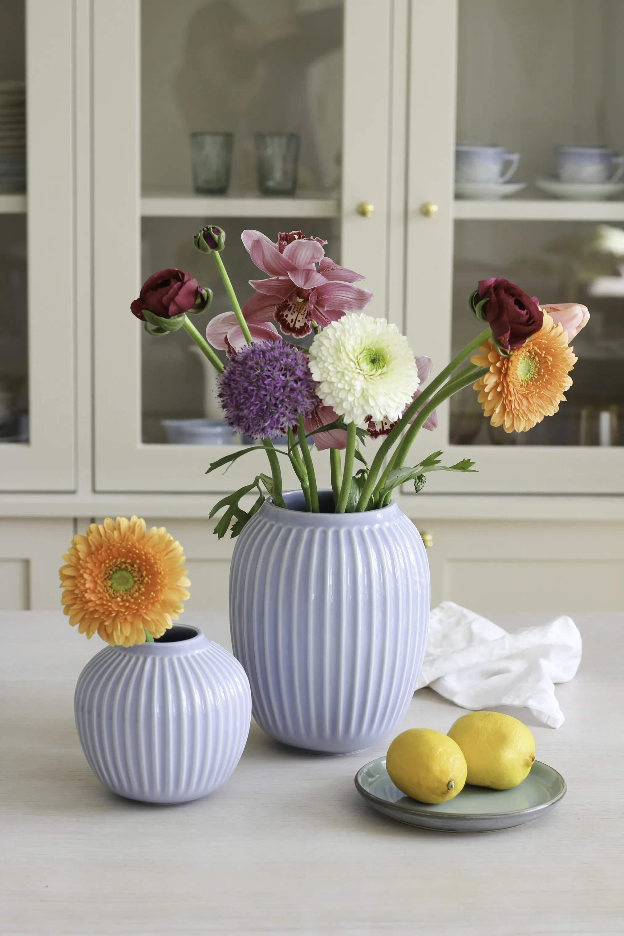 Kähler Vaser Hammershøi Vase i Lyseblå, 13 cm, 2