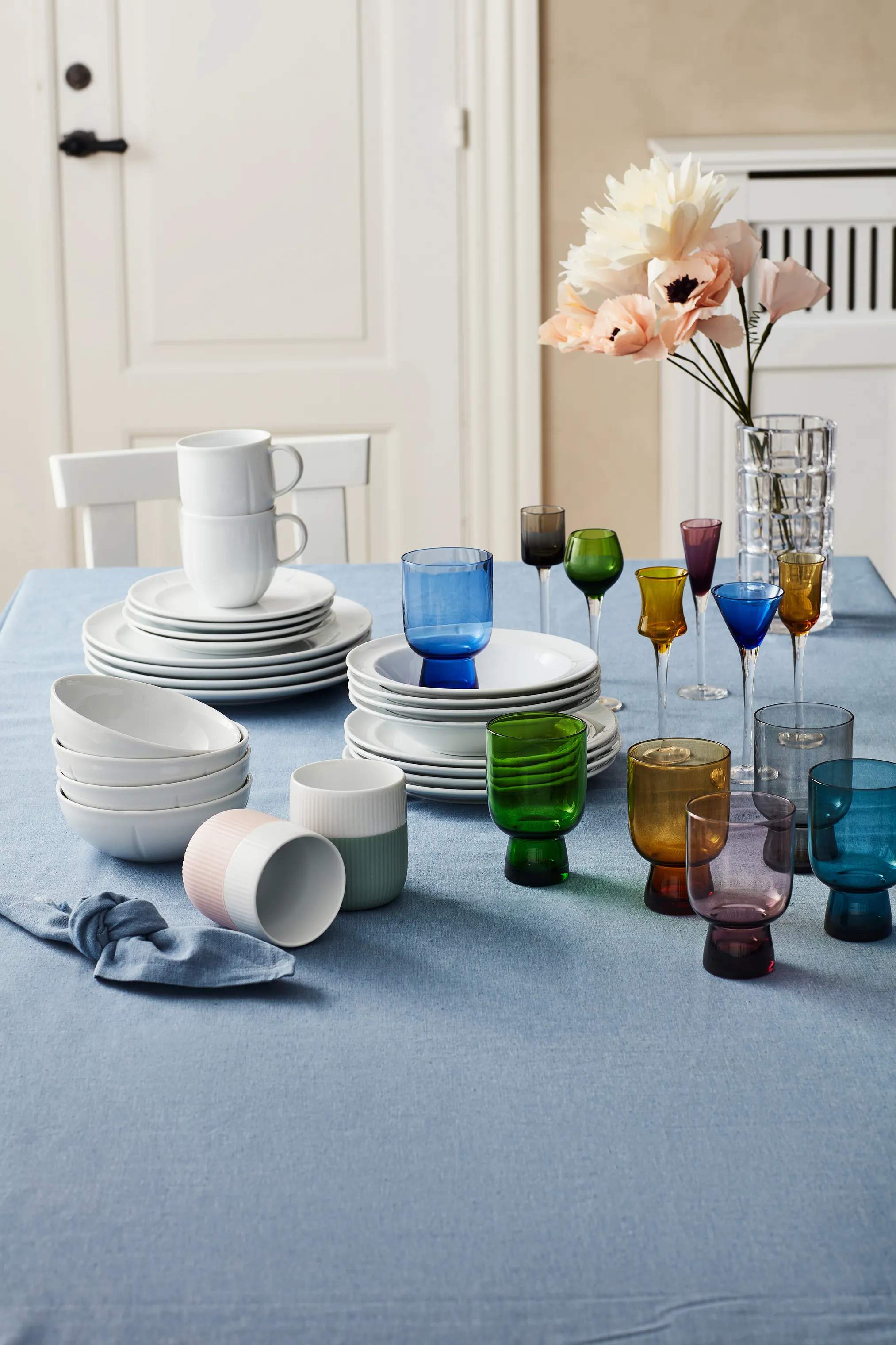 Lyngby Glas Snapseglas Snapseglas - 6 stk. i Multifarvet, 3