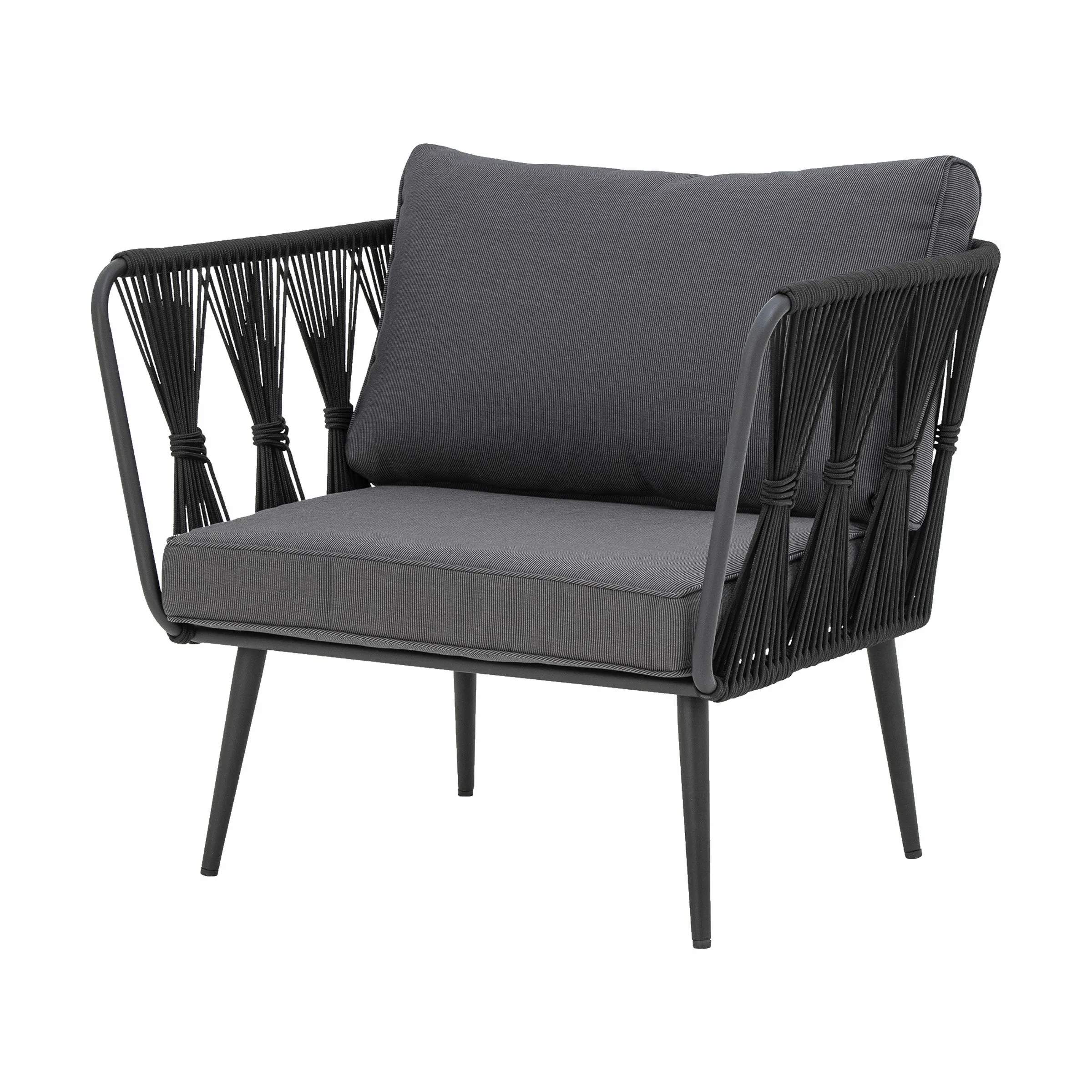Bloomingville Loungestole Pavone Loungestol - 2 stk. i Sort, 3