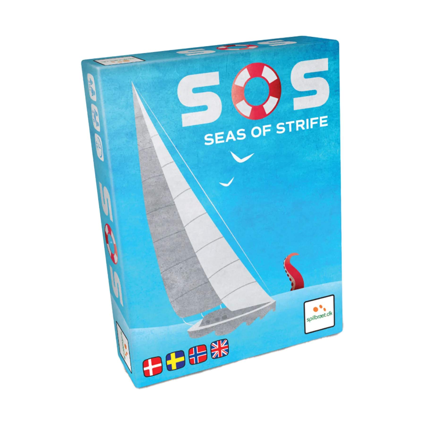 Spilbræt Spil Kortspil - SOS – Seas of Strife i Multifarvet, 1
