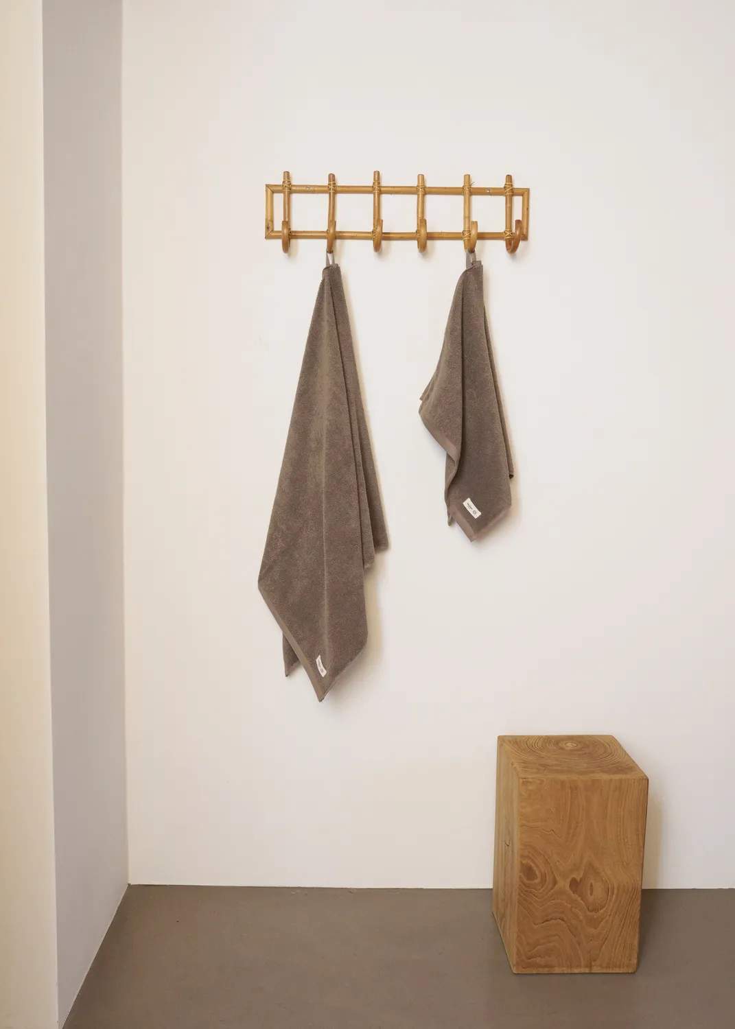 The Organic Company Håndklæder MILD Badehåndklæde i Ler, 140 cm, 2