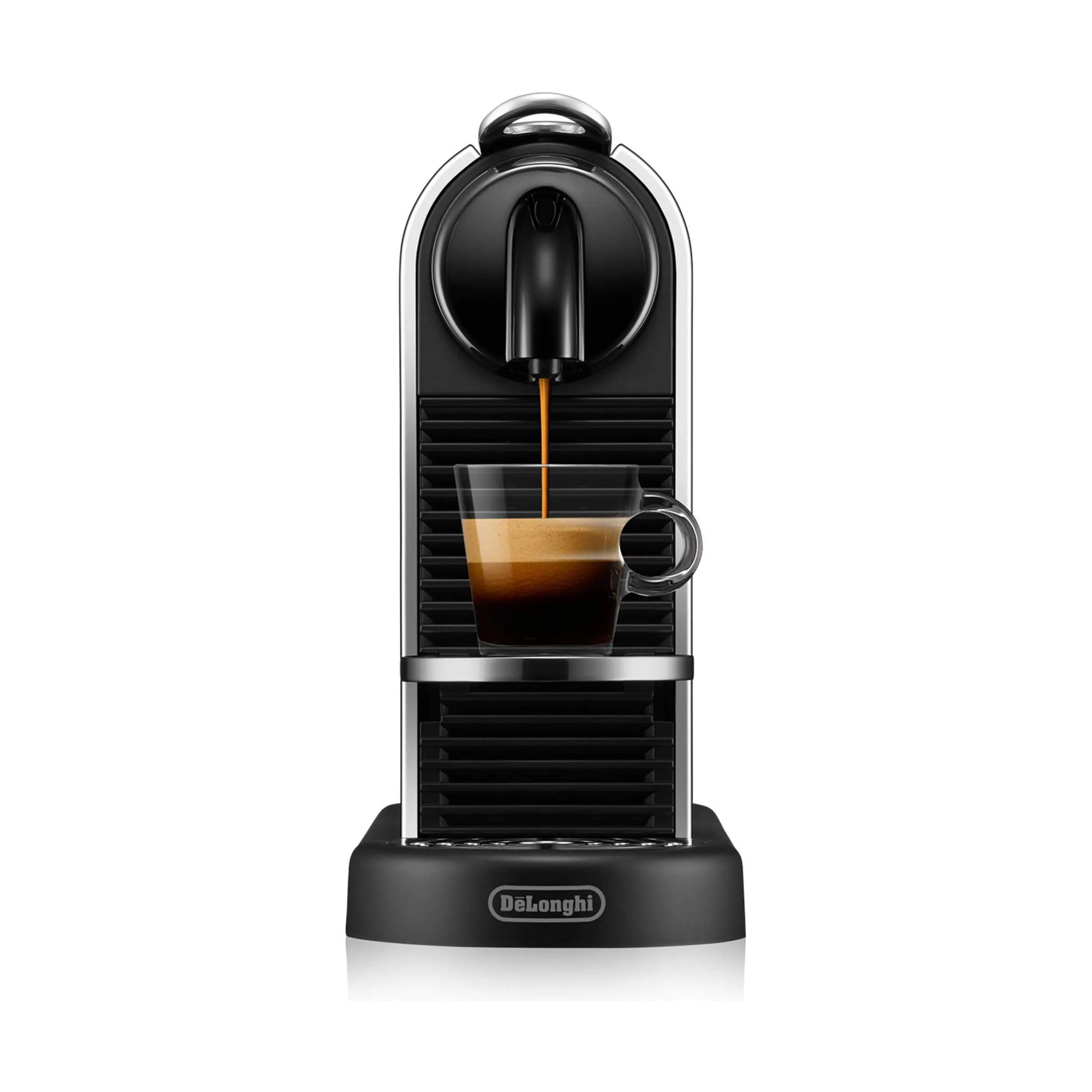 Nespresso kapselmaskiner Vertuo Next CitiZ Platinum Kapsel Kaffemaskine i Stål, 6