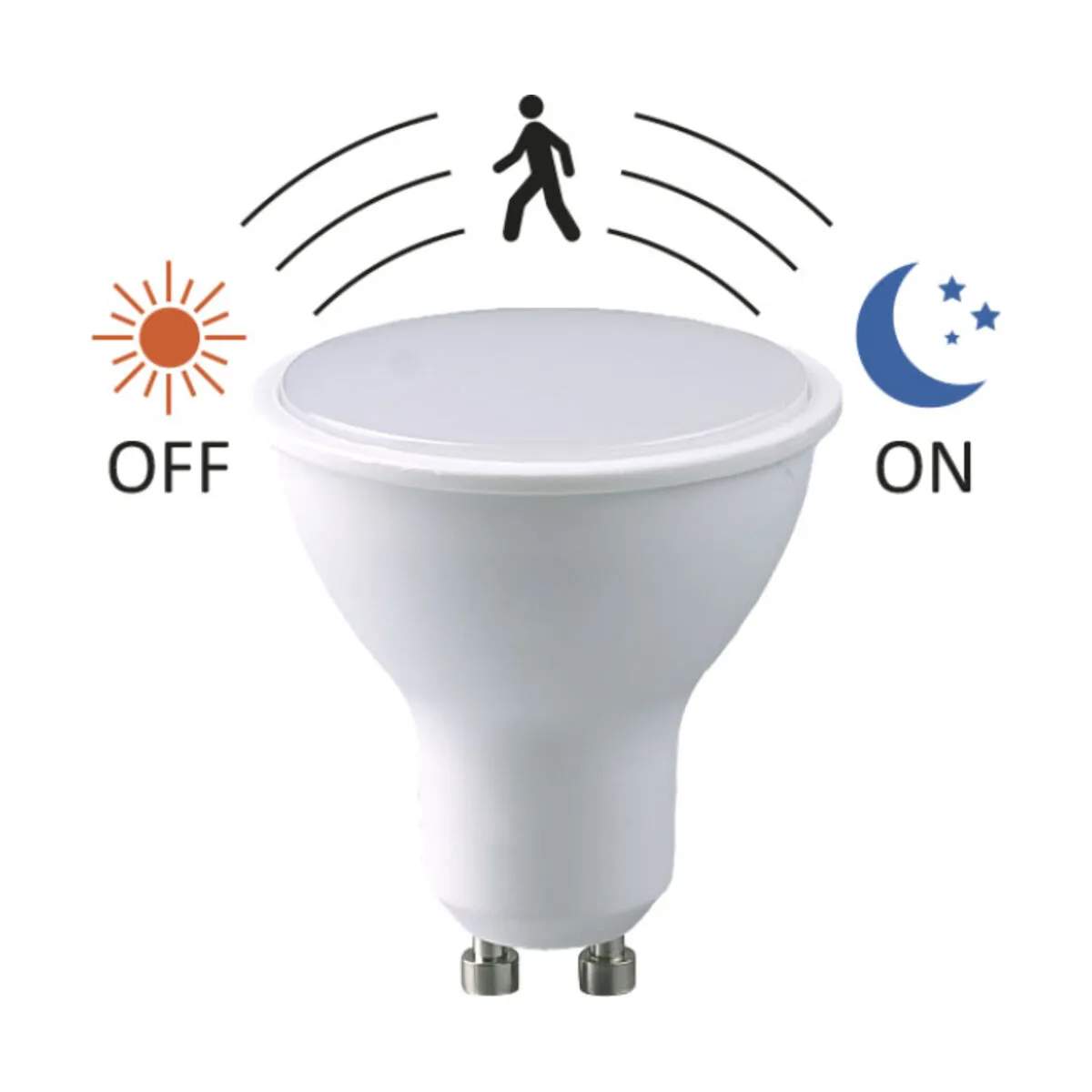 Halo Design LED-pærer Colors Sensor Spotpære i Klar, 1