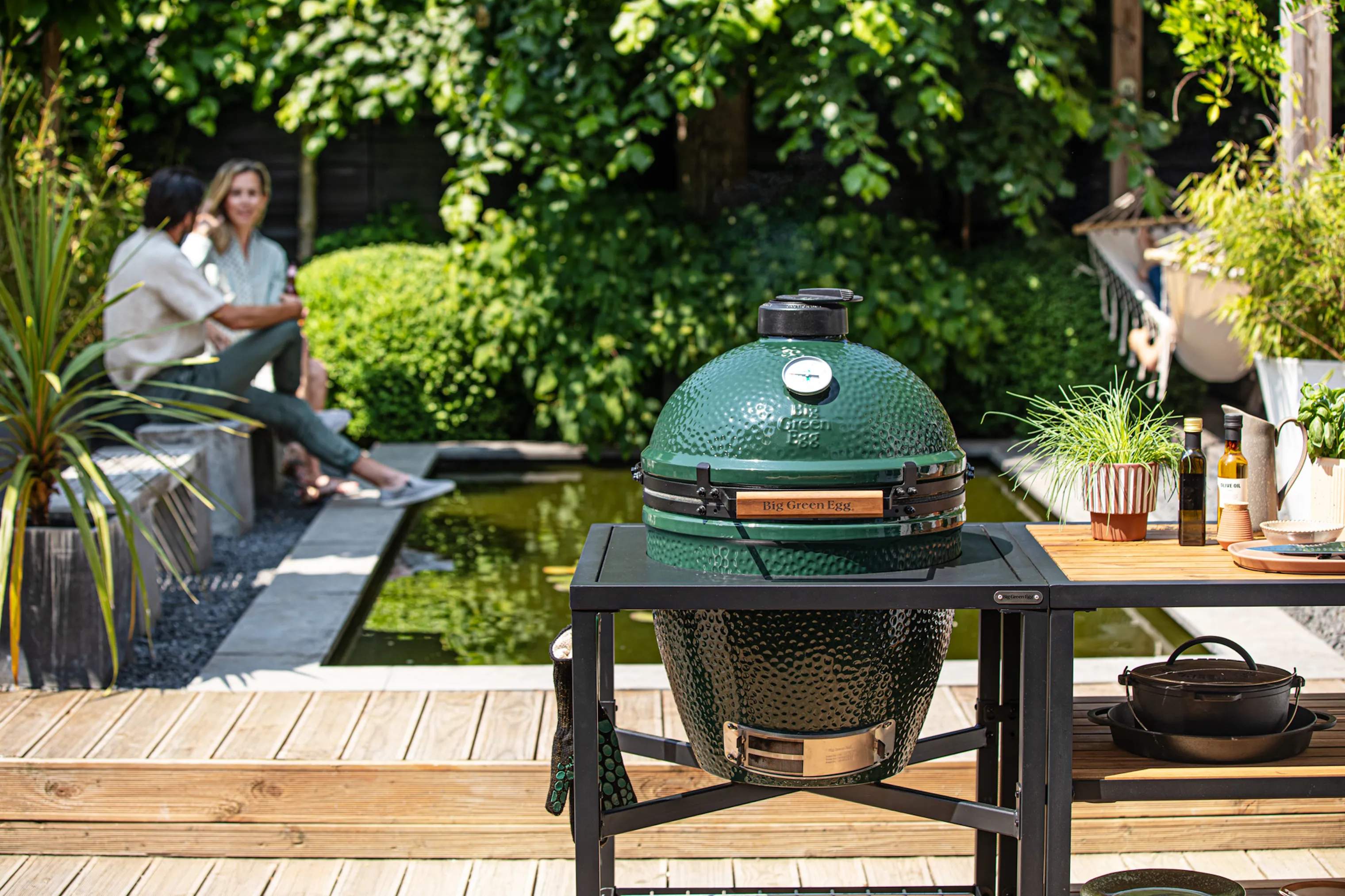 Big Green Egg Øvrigt grilltilbehør Nests, Tables & Carriers EGG Ramme til grill i L, 2