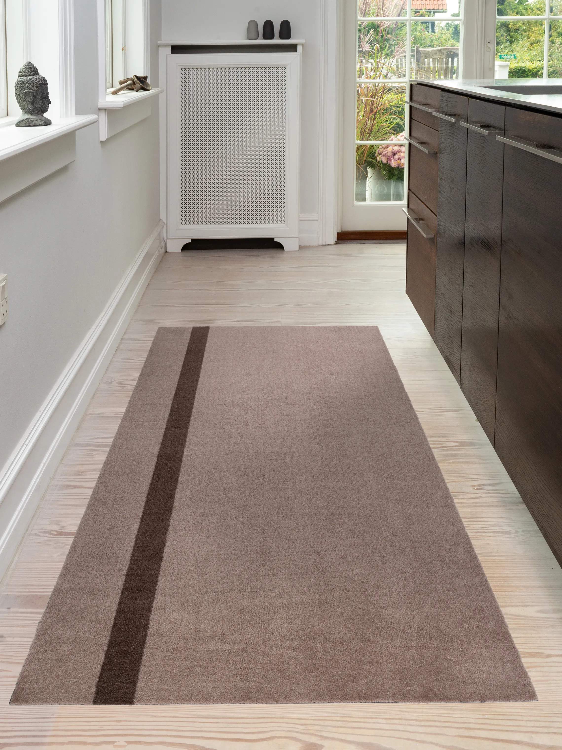 Tica Copenhagen Gulvtæpper Stripes Vertikal Gulvtæppe i Sand/brun, B90 x L200 cm, 2