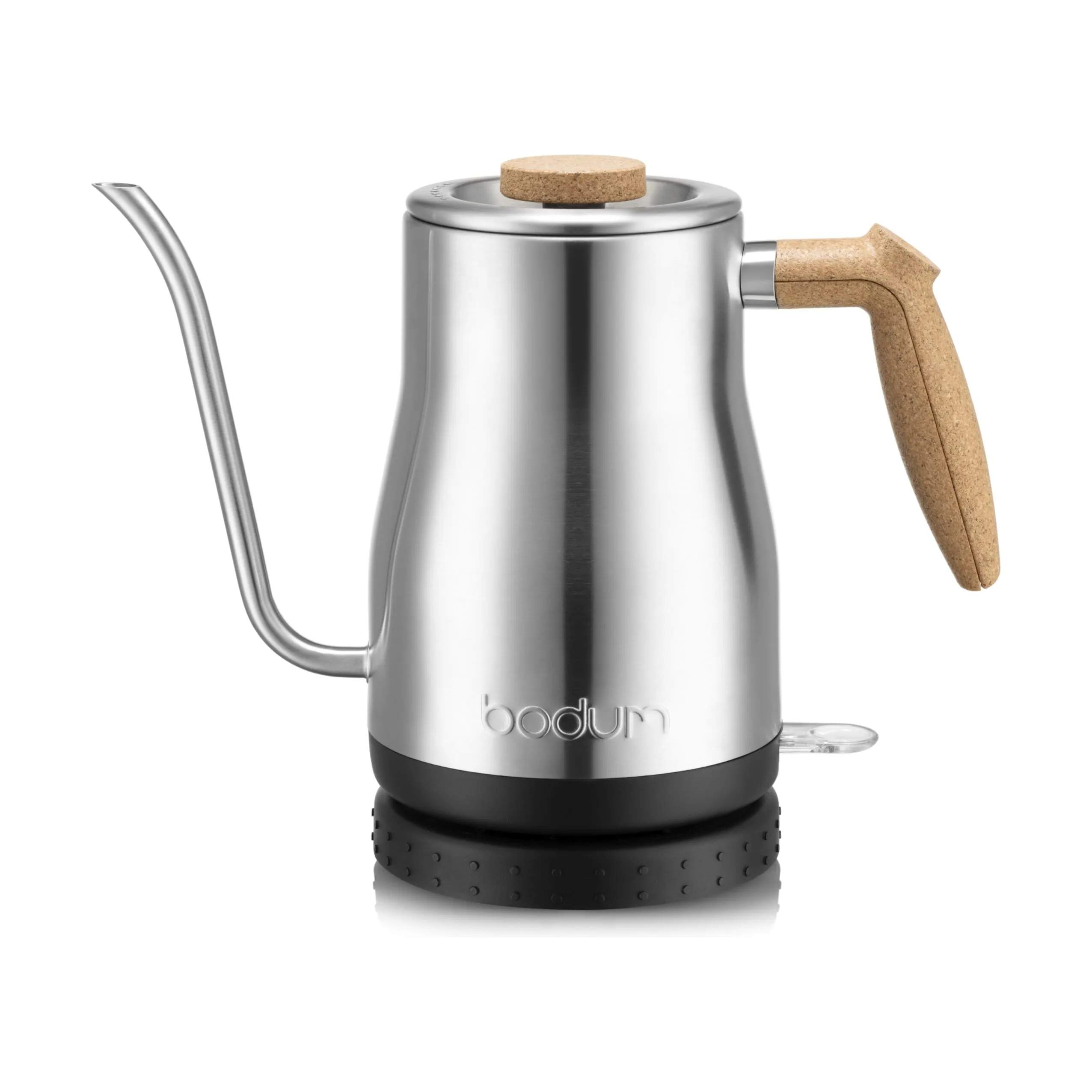 Bodum Elkedler Bistro Gooseneck Elkedel i Matkrom/kork, 1