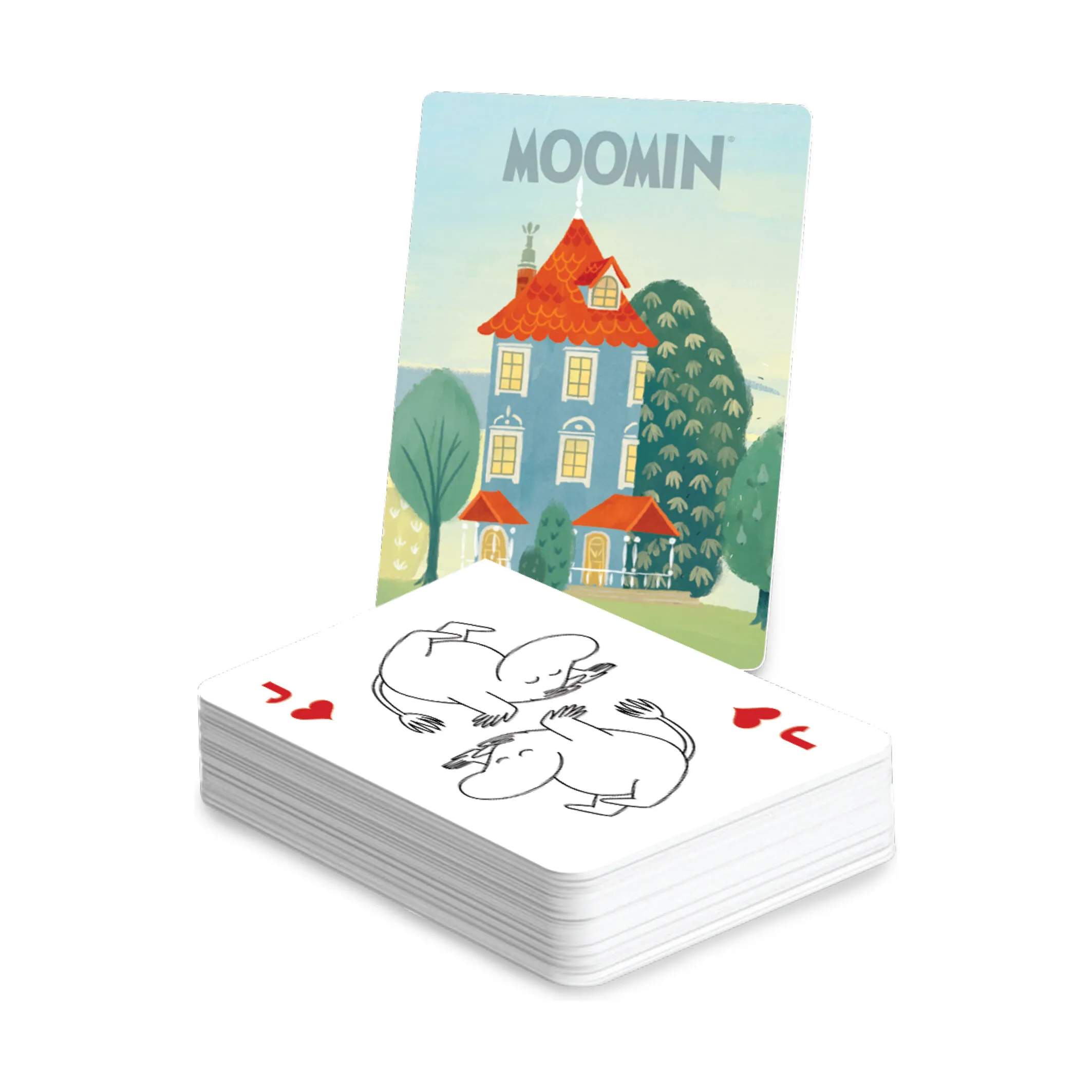 Barbo Toys Spil Mumi Spillekort - Hus i Grå, 3