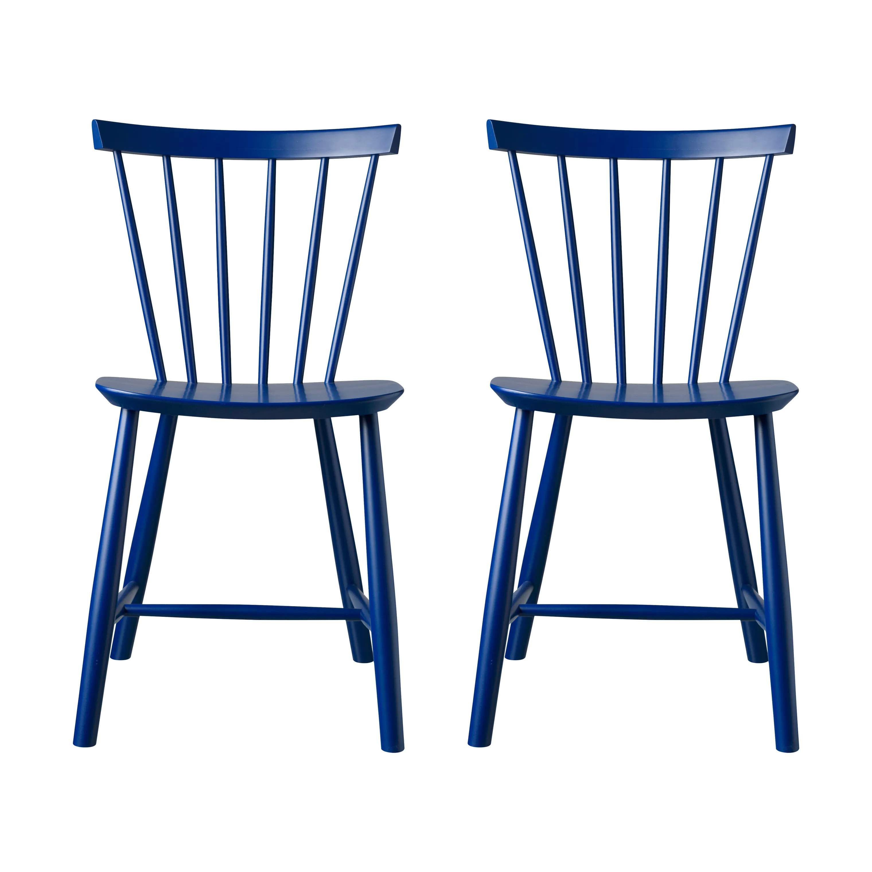 J46 Spisebordsstol - 2 stk., dark blue (ncs 6030-r80b), large