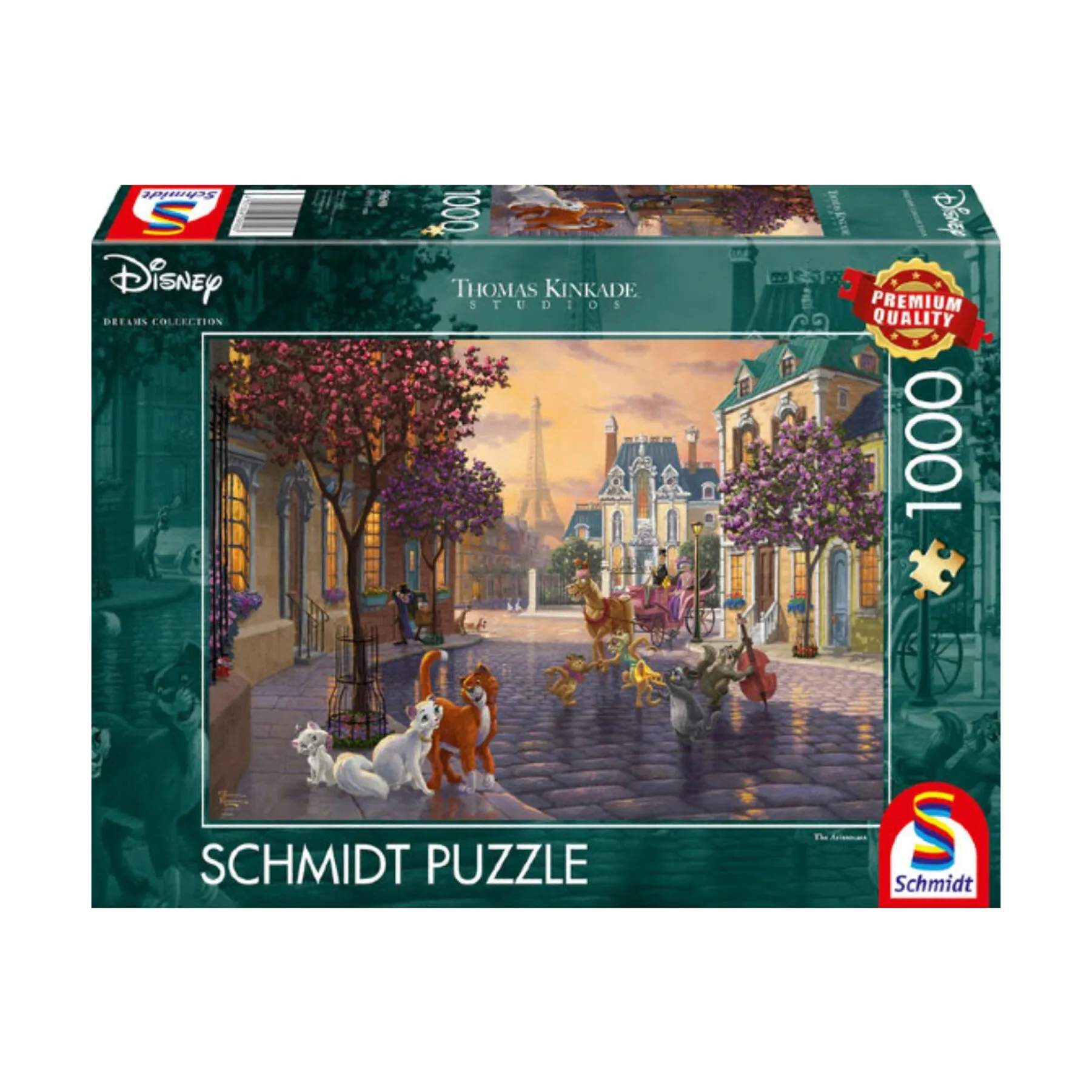 Spilbræt Puslespil Puzzle - Disney The Aristocats i The Aristocats, 1