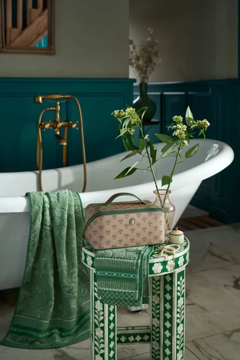 PIP Studio Toilettasker Cyrille Kosmetiktaske i Lysegrøn, Medium, 3