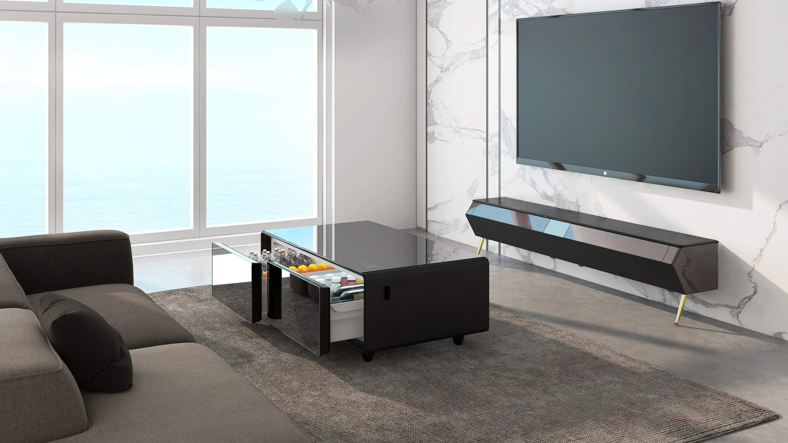 Caso Sofaborde Lounge bord i Sort, 5
