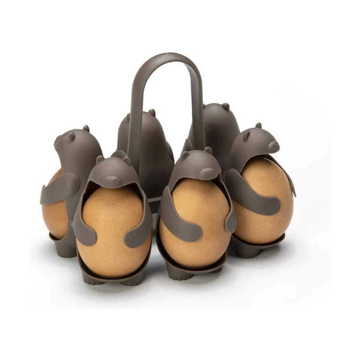 Peleg Design Æggedelere og øvrigt udstyr til æg Eggbears Æggeholder i Brun, 1