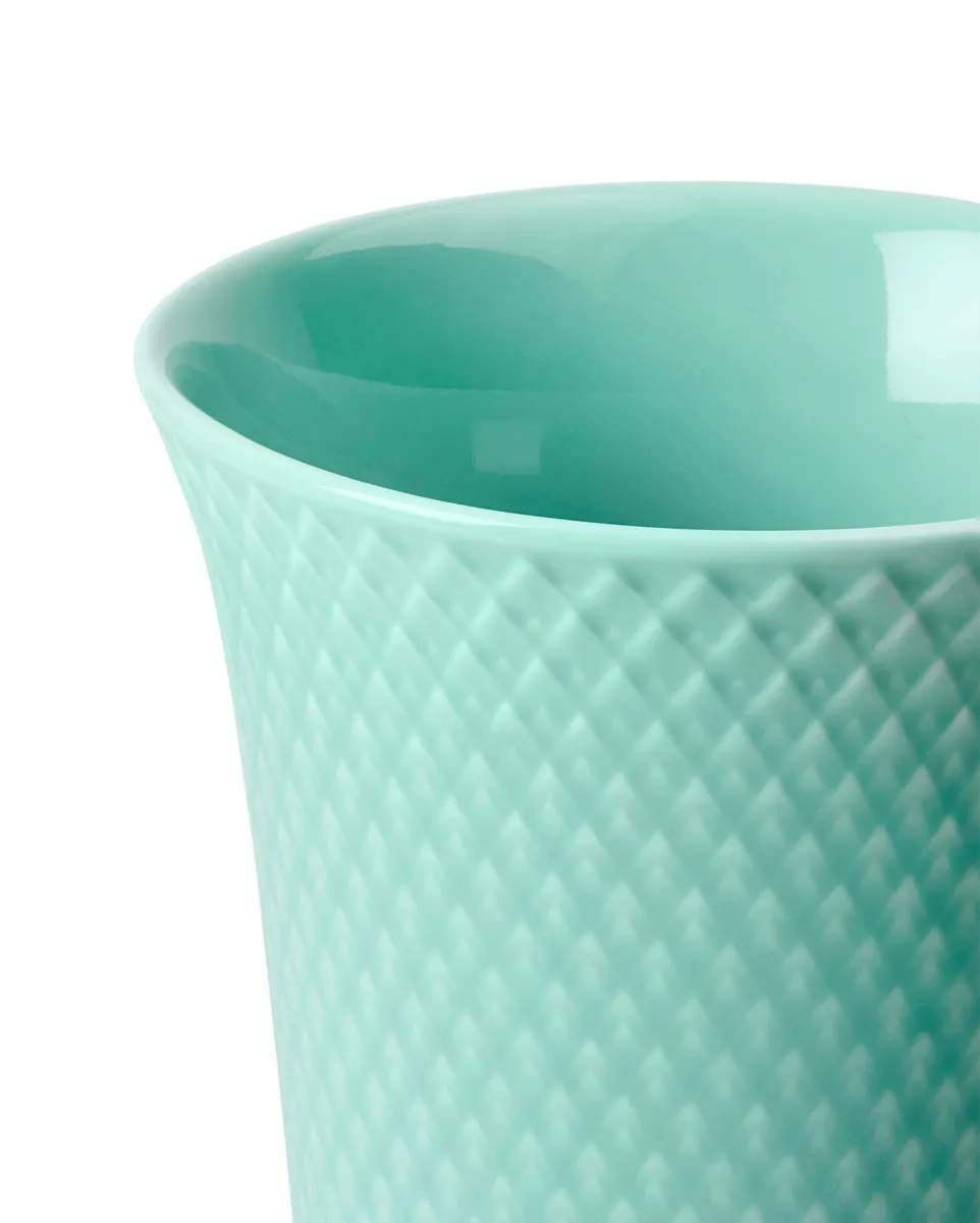 Lyngby Porcelæn Vaser Rhombe Color Vase i Aqua, 2